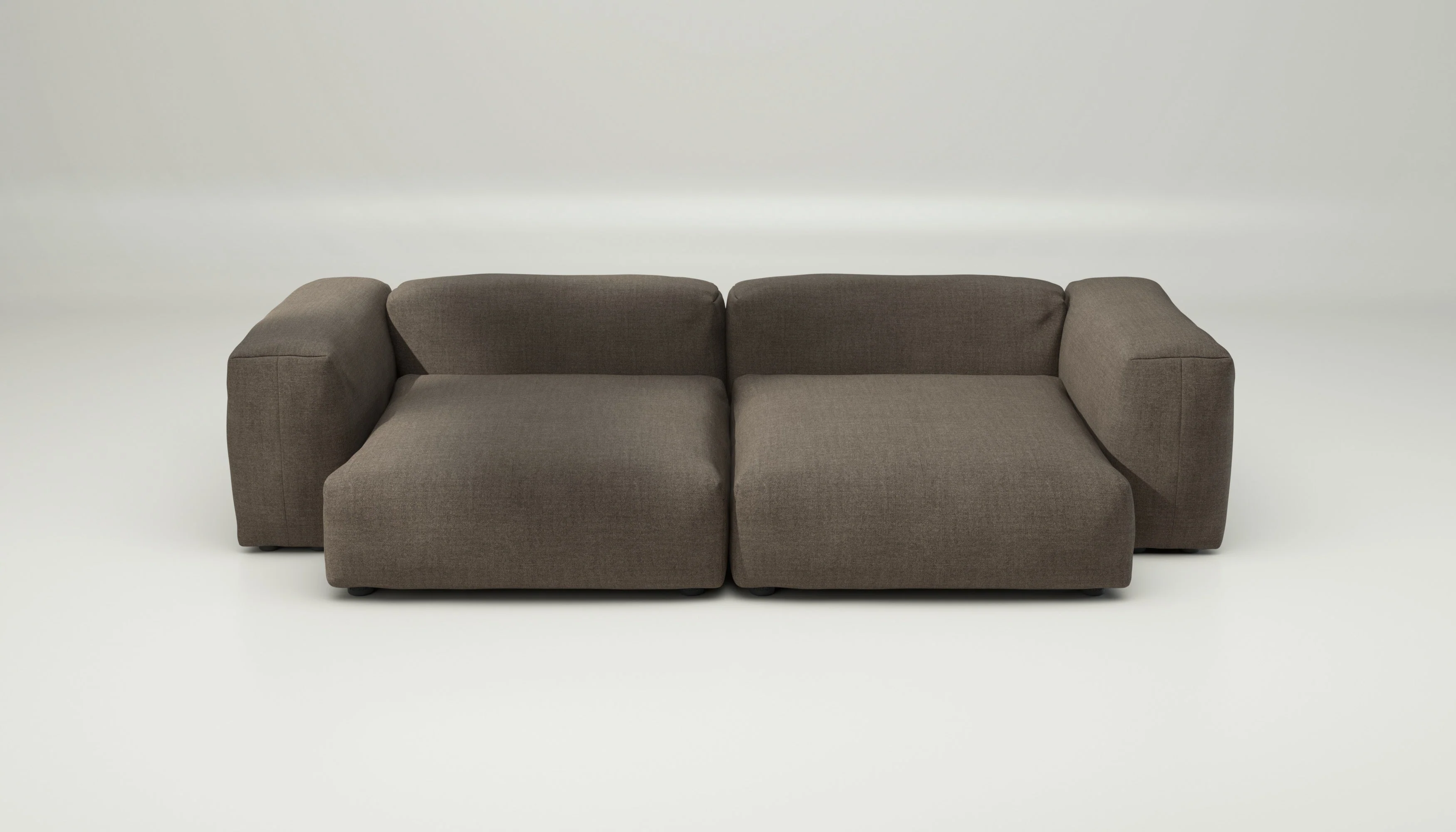 vetsak | Sofa Set 02 XLarge - Pique - Taupe | Modular Sofa | 3.5 Seater | Big Sofa - Image 2