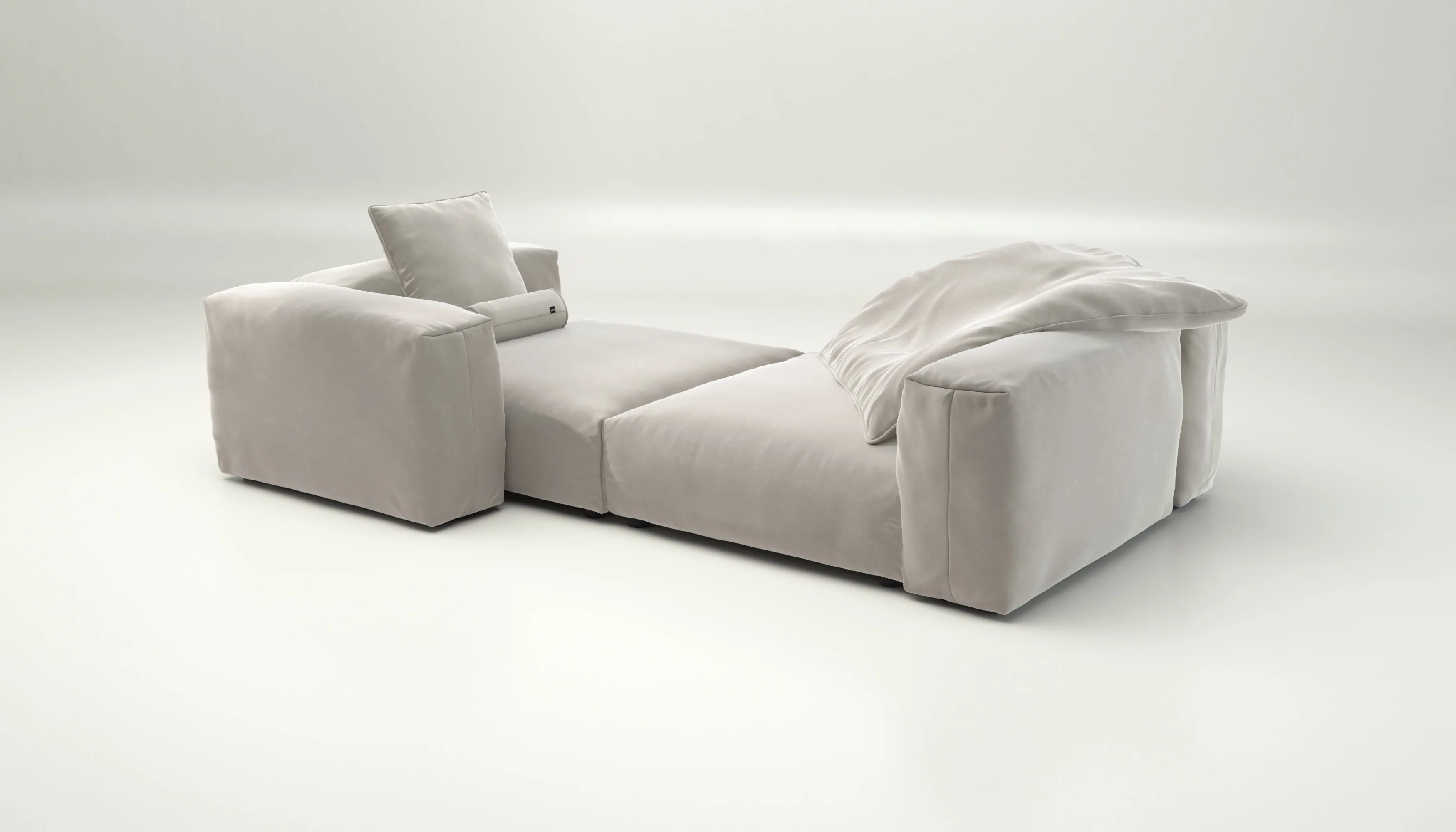 vetsak | Sofa Set 02 XLarge - Suave - Clay | Modulaire Sofa | 3.5 Zits | Big Sofa - Image 4