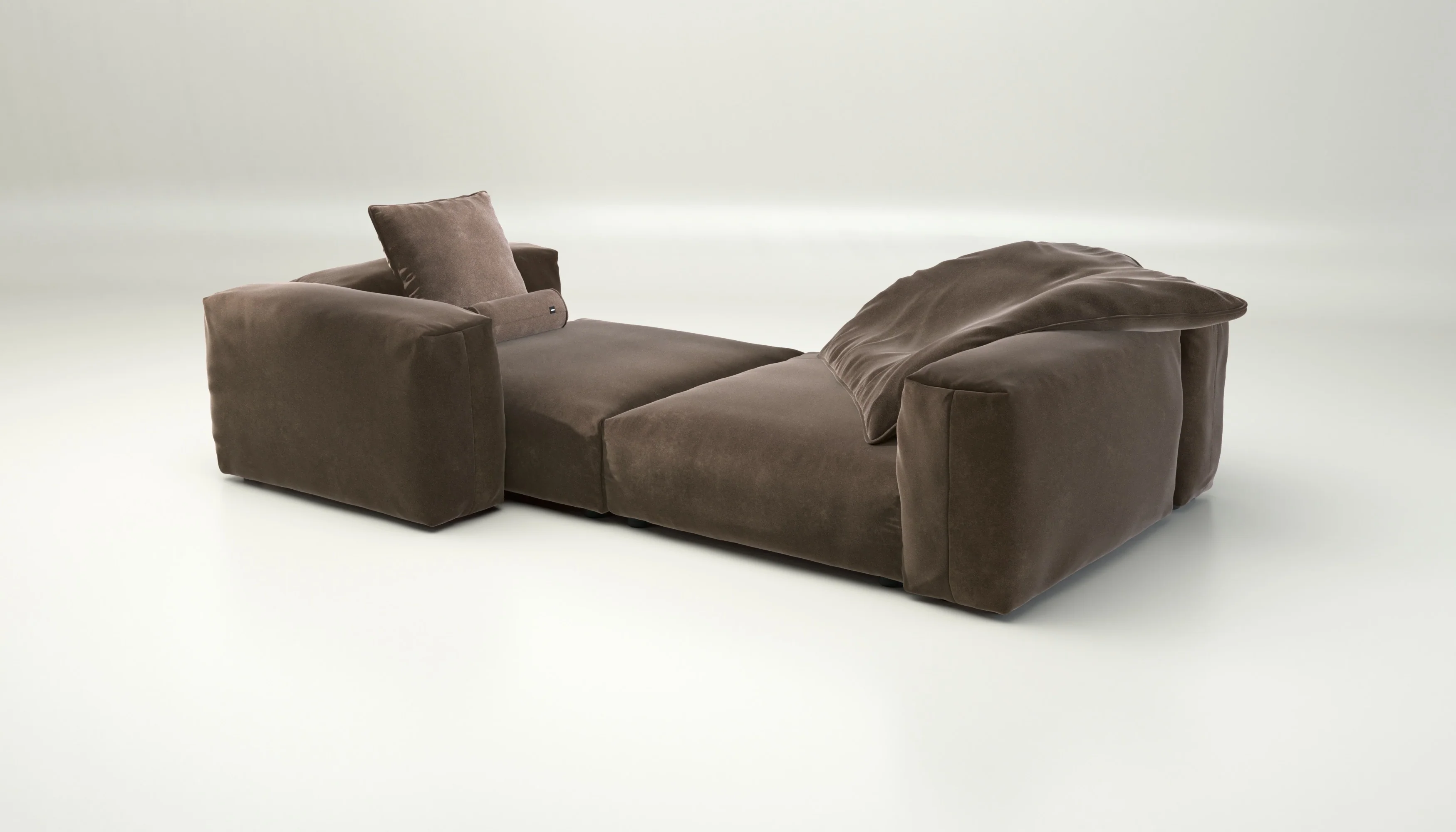 vetsak | Sofa Set 02 XLarge - Suave - Espresso | Modulaire Sofa | 3.5 Zits | Big Sofa - Image 4