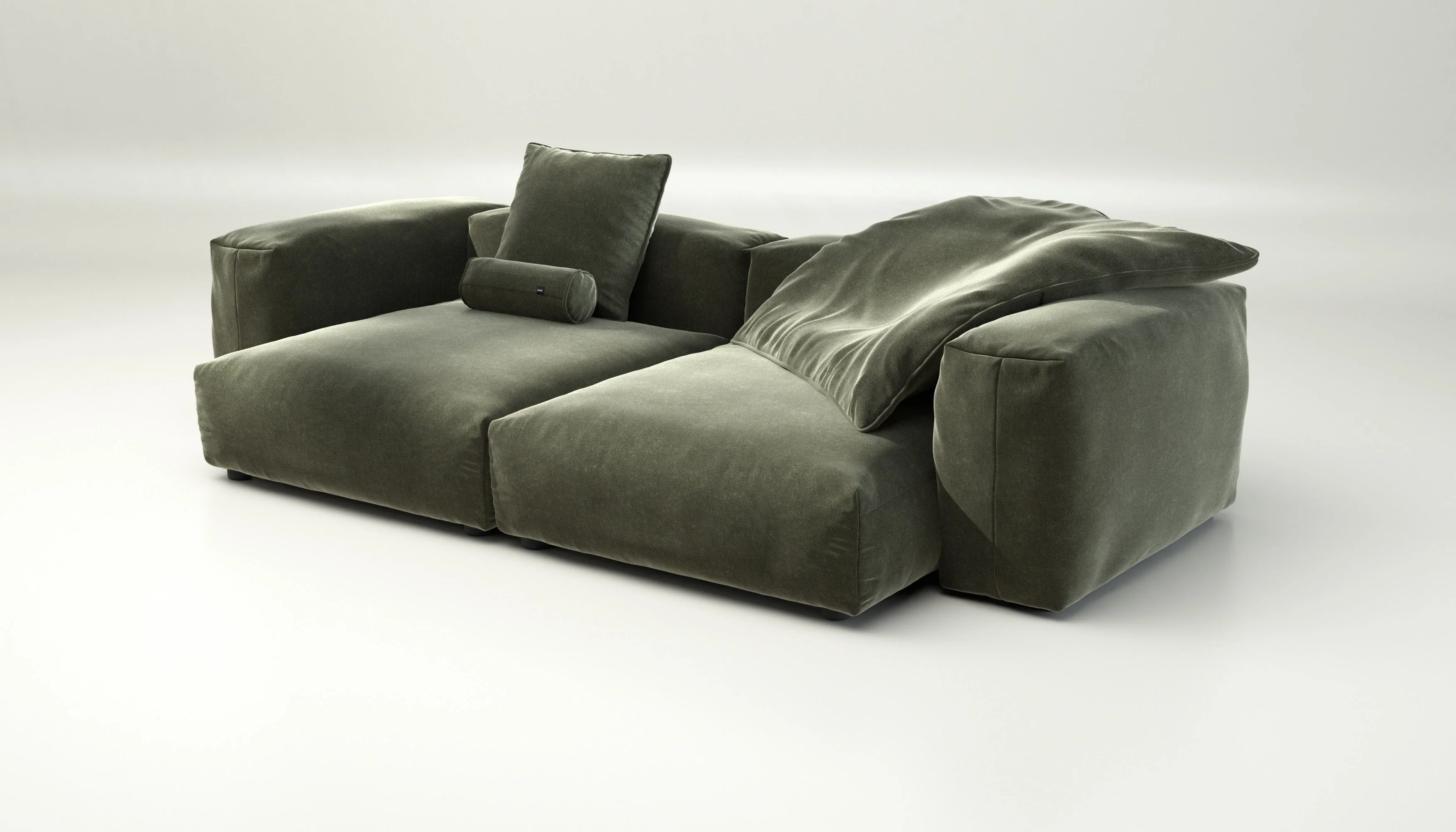 vetsak | Sofa Set 02 XLarge - Suave - Pine | Modulaire Sofa | 3.5 Zits | Big Sofa - Image 3