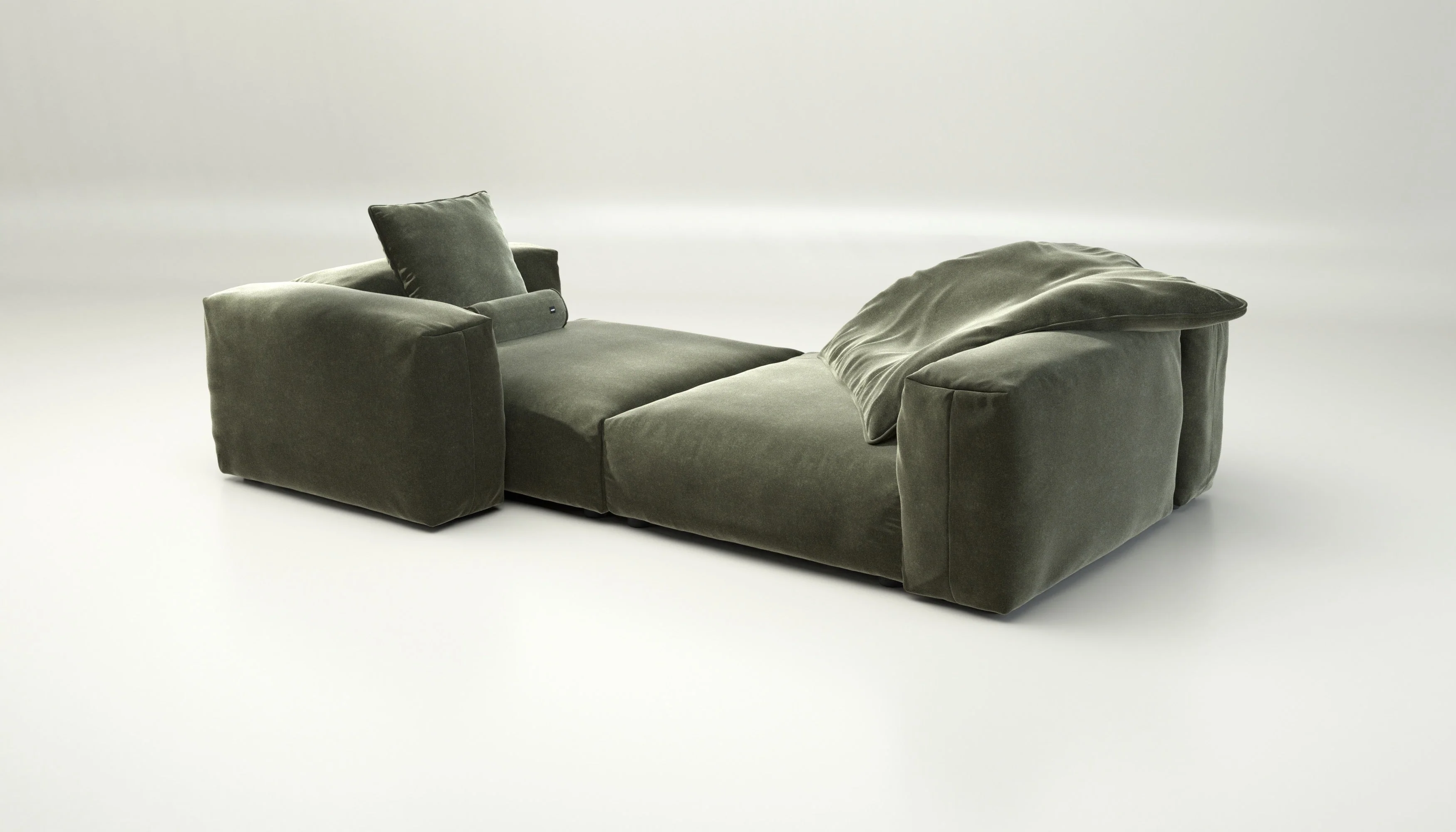 vetsak | Sofa Set 02 XLarge - Suave - Pine | Modulaire Sofa | 3.5 Zits | Big Sofa - Image 4