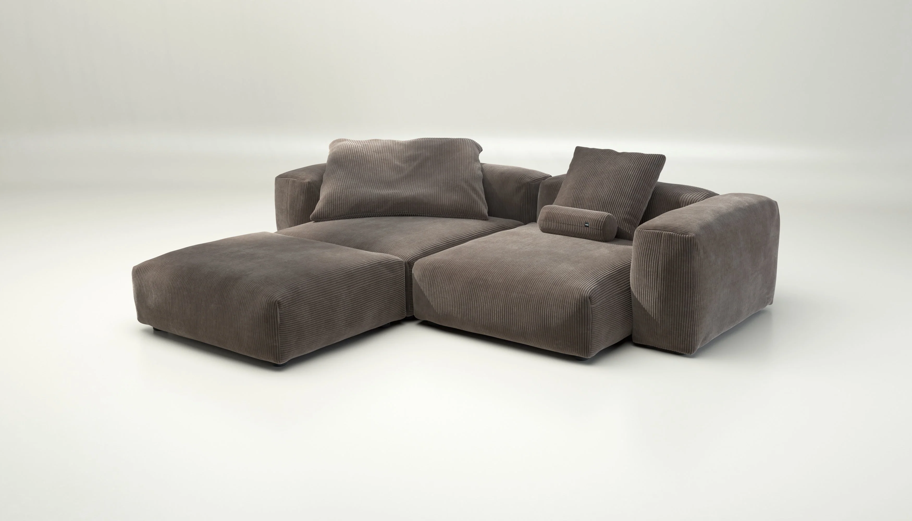 vetsak | Sofa Set 03 - Cord Velour - Mocha | Modulaire Sofa | 3.5 Zits | Big Sofa | Hoeksofa - Image 3