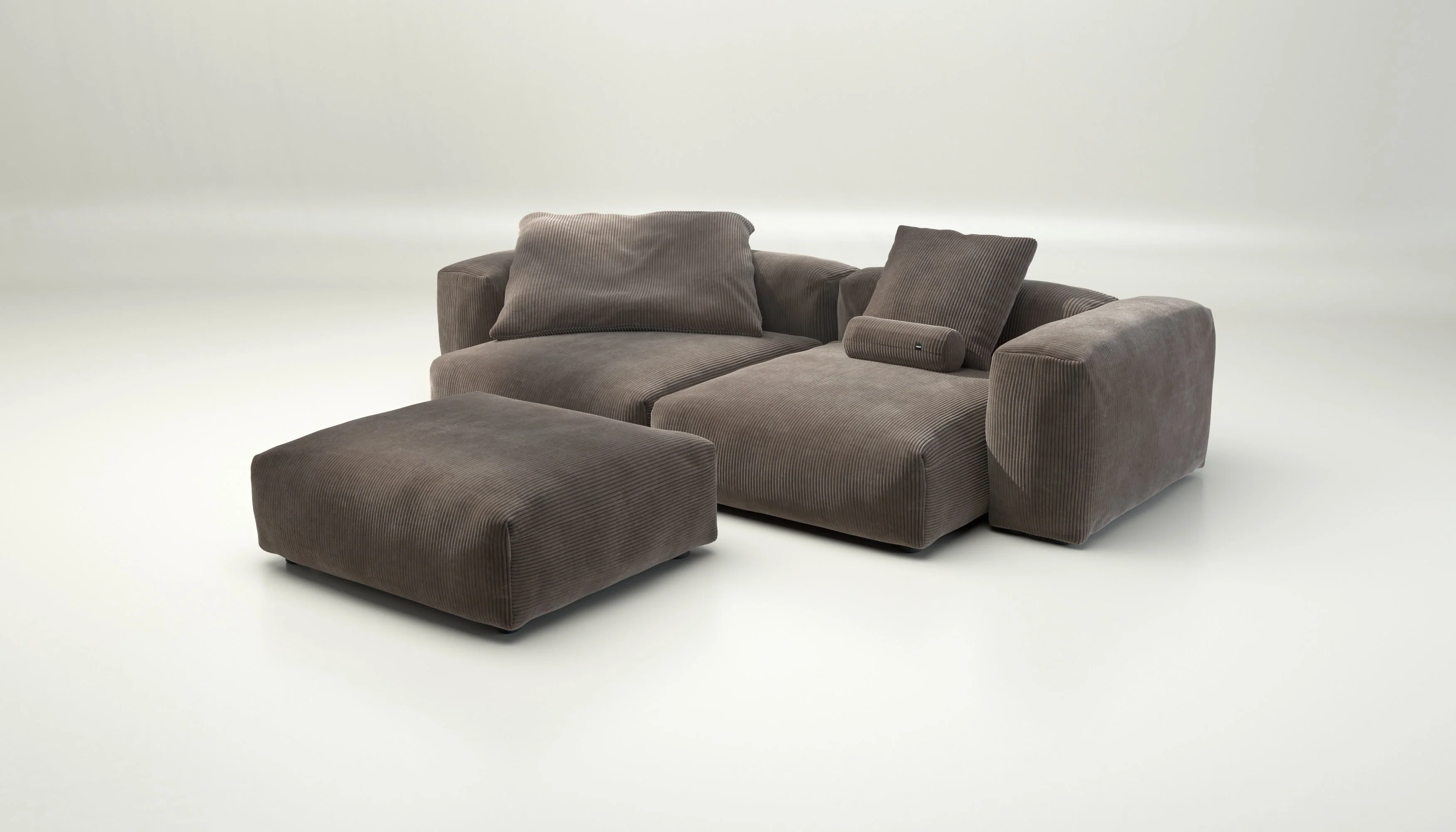vetsak | Sofa Set 03 - Cord Velour - Mocha | Modulaire Sofa | 3.5 Zits | Big Sofa | Hoeksofa - Image 4