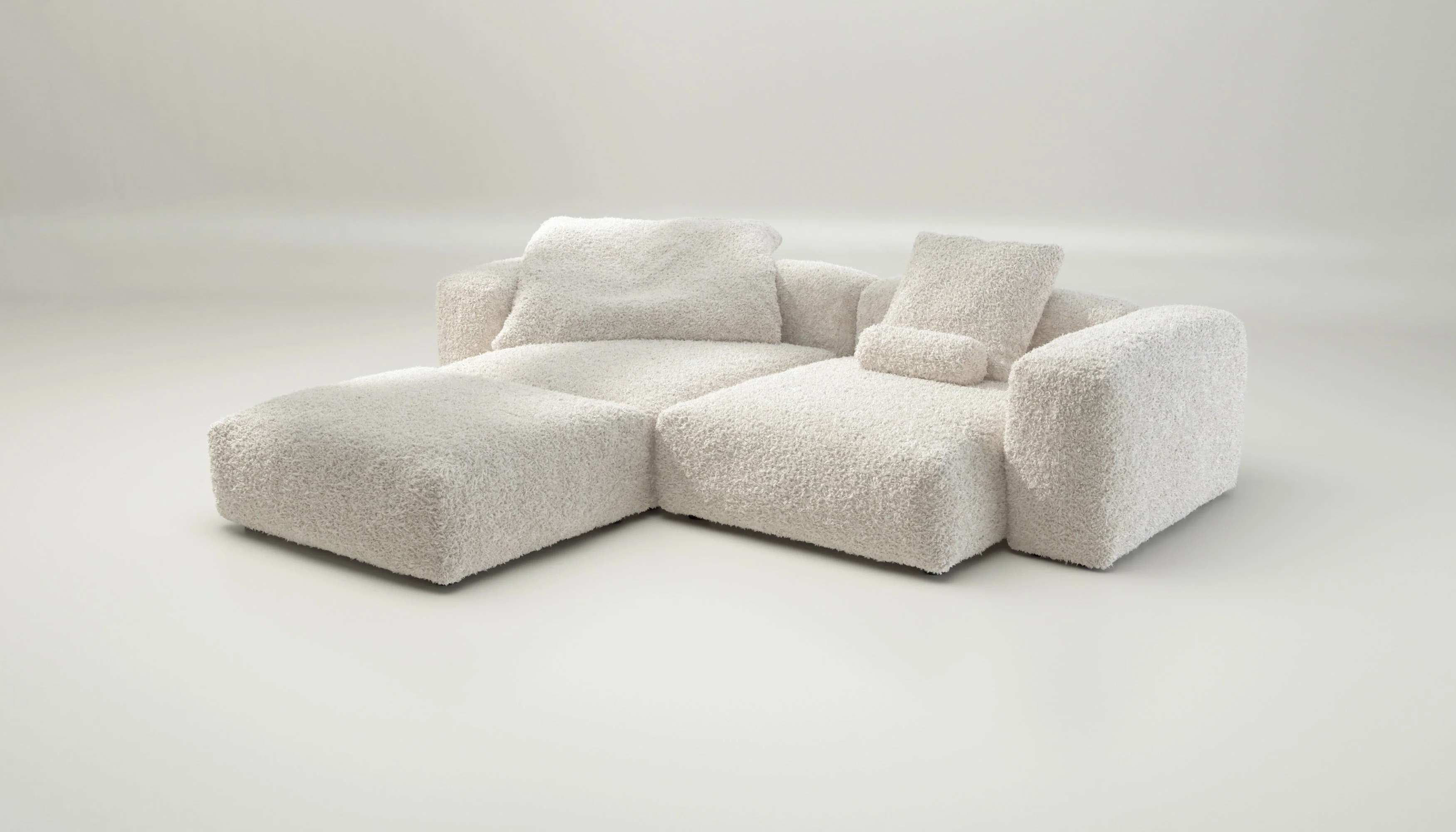 vetsak | Sofa Set 03 - Doodle - Creme | Modulaire Sofa | 3.5 Zits | Big Sofa | Hoeksofa - Image 3