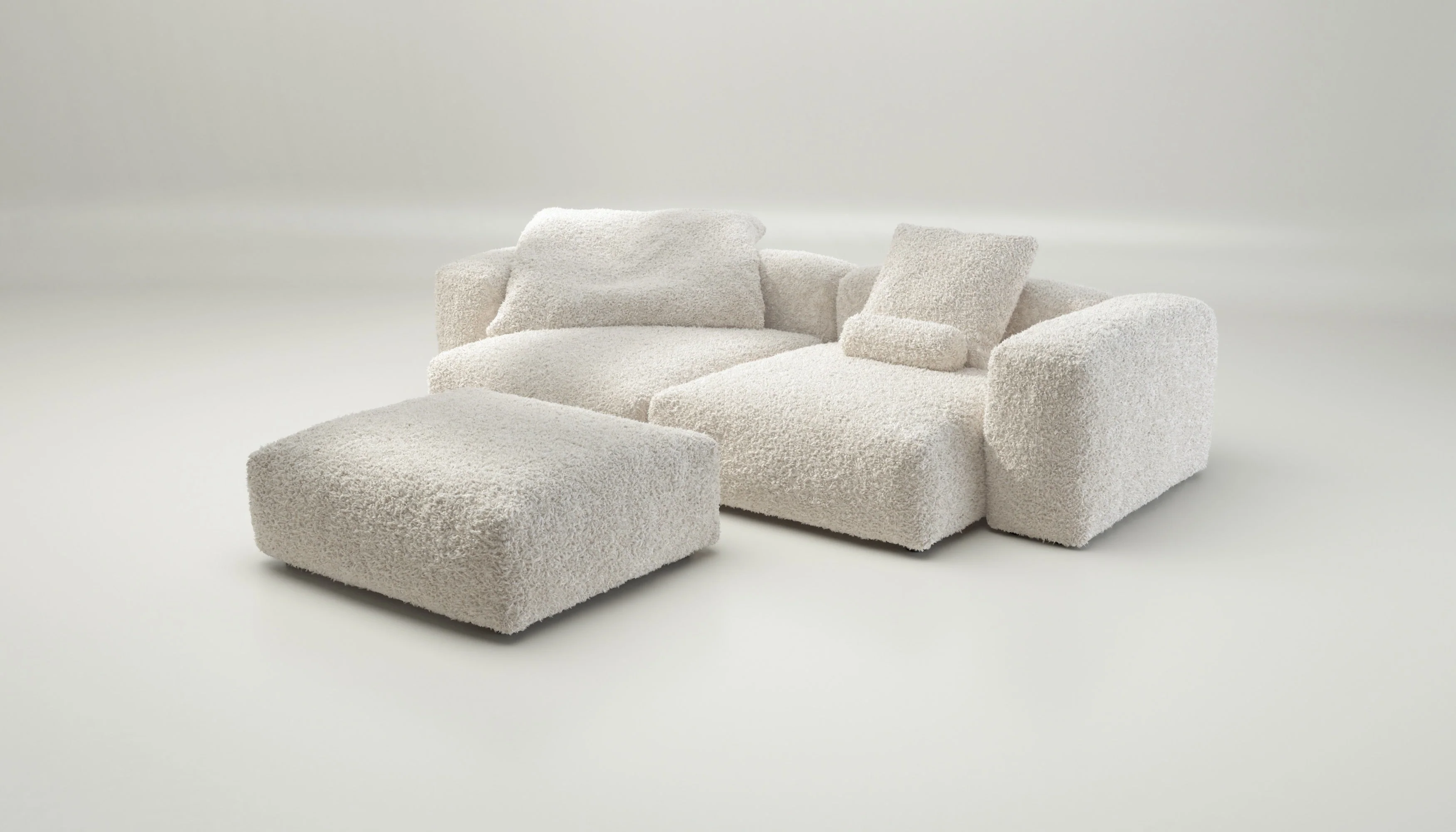 vetsak | Sofa Set 03 - Doodle - Creme | Modulaire Sofa | 3.5 Zits | Big Sofa | Hoeksofa - Image 4