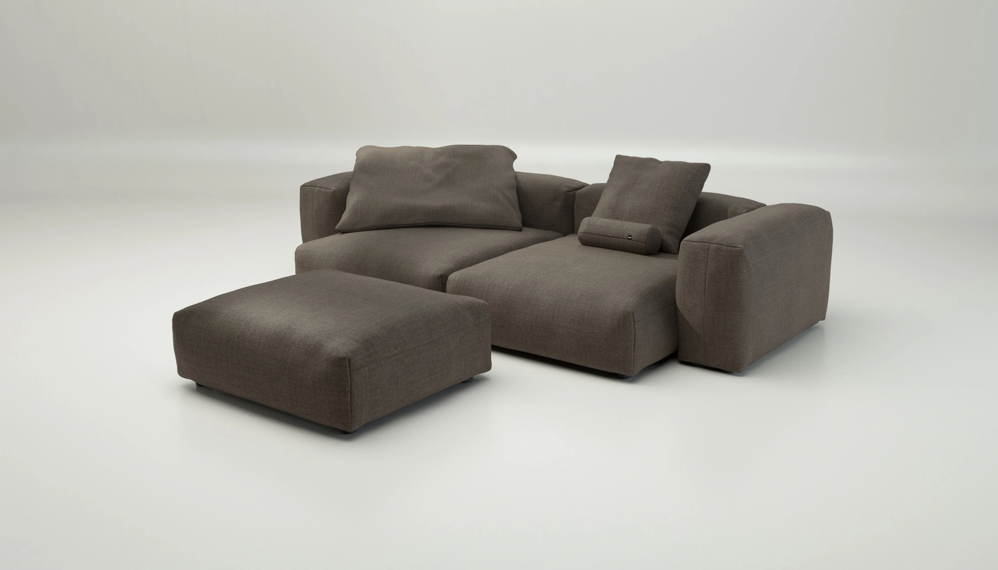 vetsak | Sofa Set 03 - Pique - Taupe | Modular Sofa | 3.5 Seater | Big Sofa | Corner Sofa - Image 4