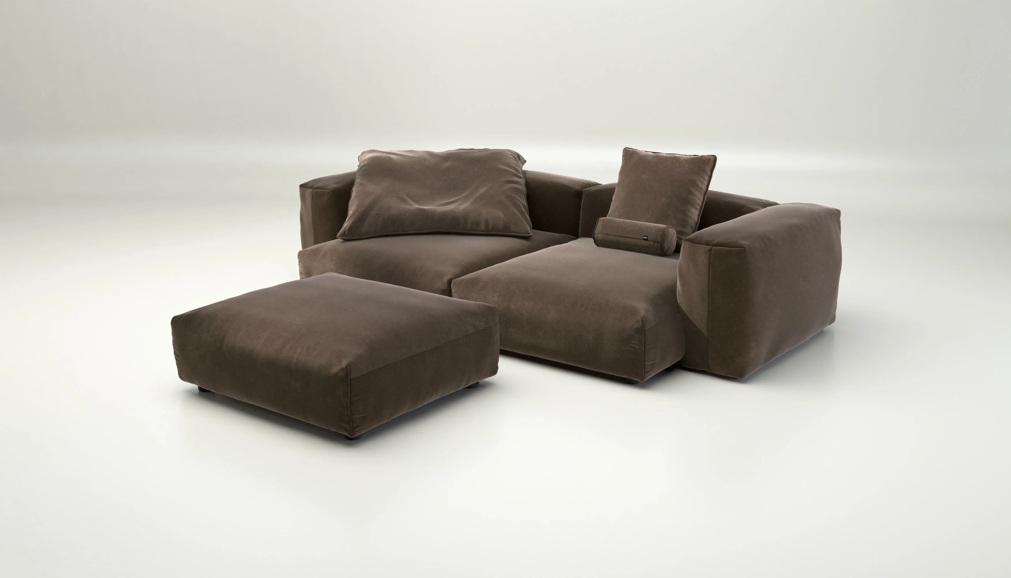 vetsak | Sofa Set 03 - Suave - Espresso | Modulaire Sofa | 3.5 Zits | Big Sofa | Hoeksofa - Image 4