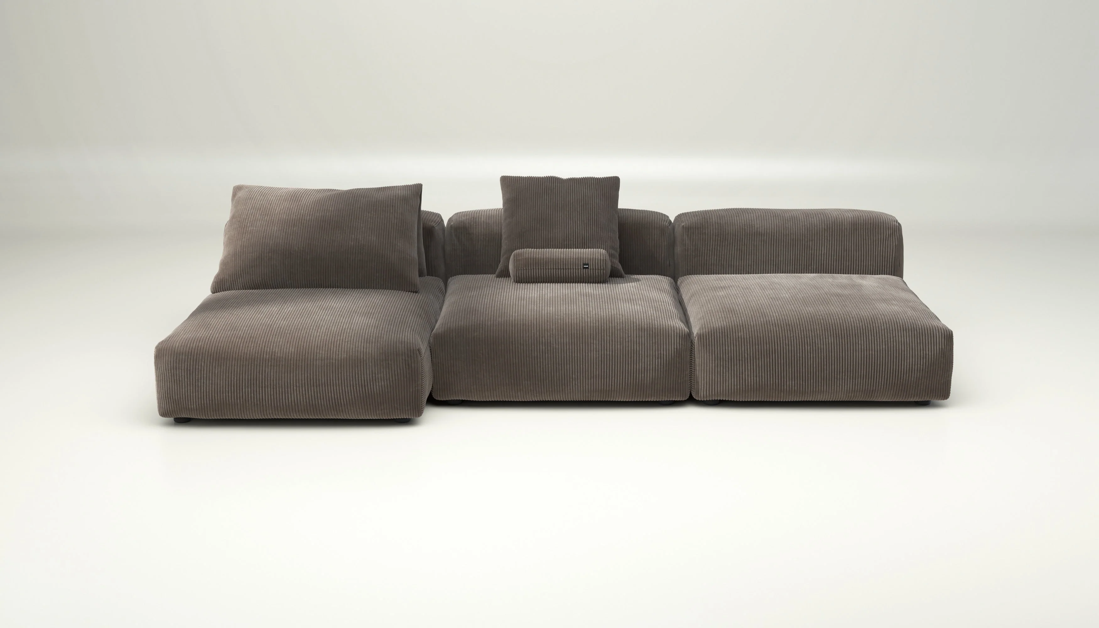 vetsak | Sofa Set 04 - Cord Velour - Mocha | Modulaire Sofa | 5 Zits | Big Sofa