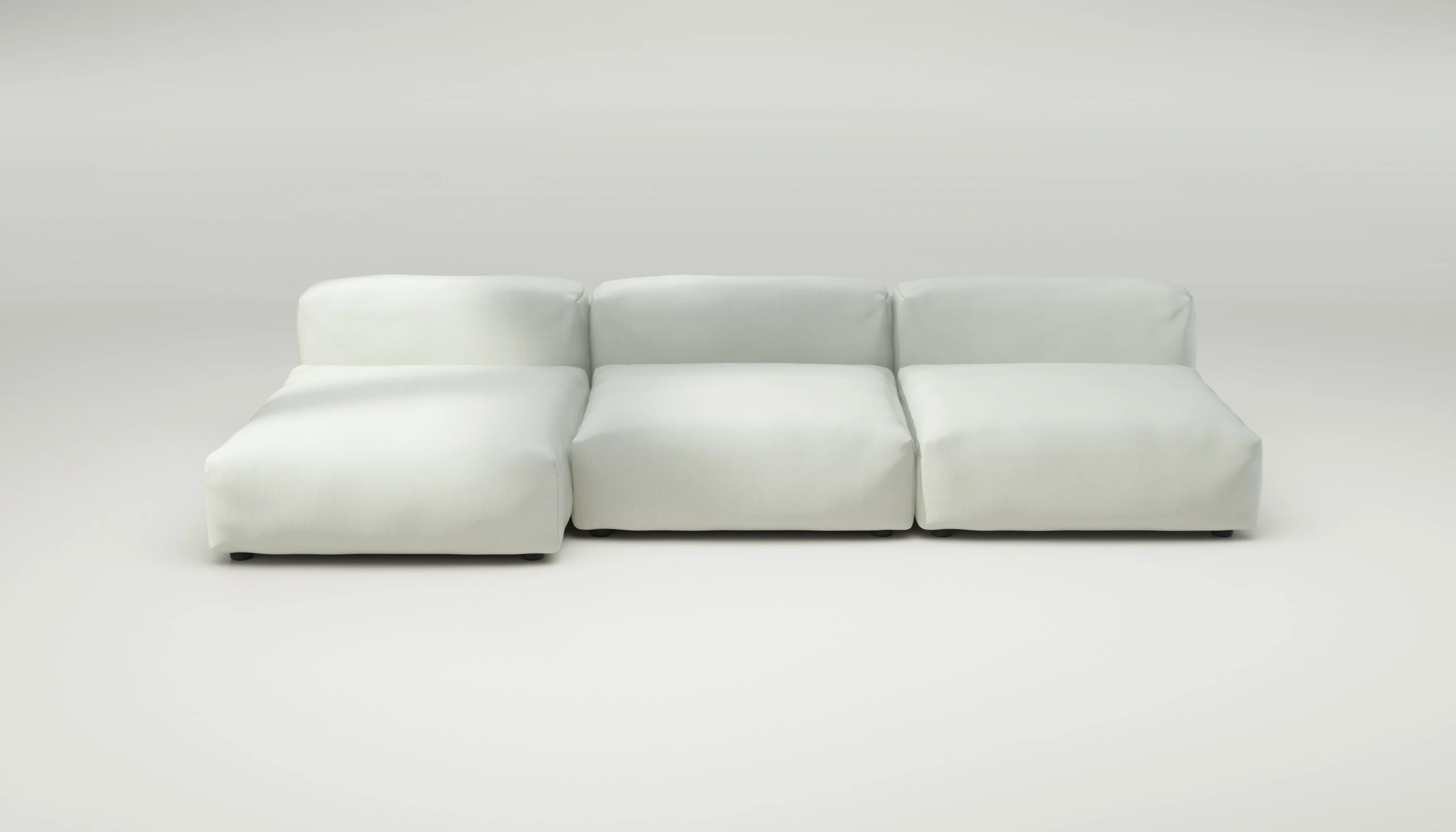 vetsak | Sofa Set 04 - Herringbone - Creme | Modulaire Sofa | 5 Zits | Big Sofa - Image 2