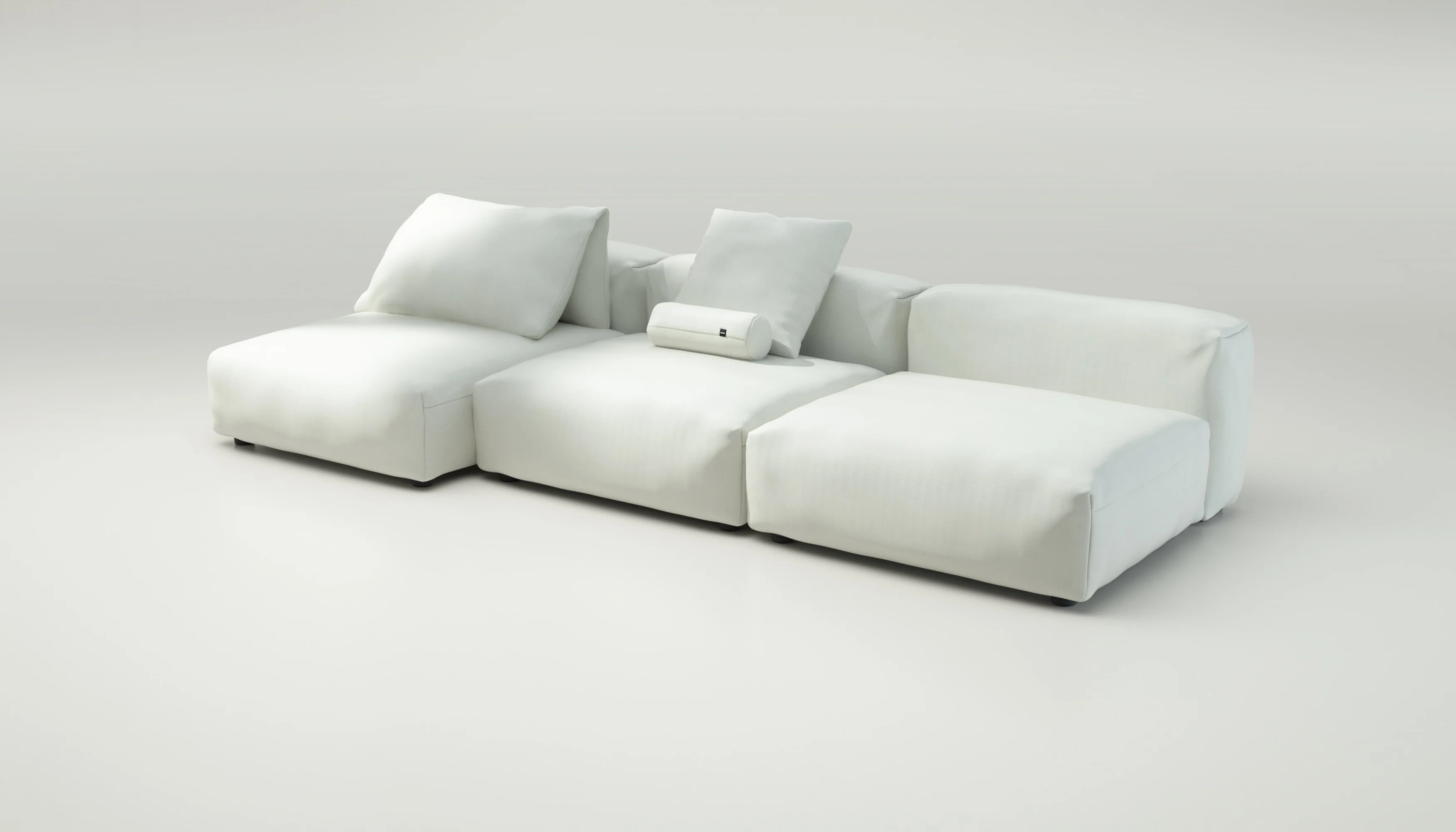vetsak | Sofa Set 04 - Herringbone - Creme | Modulaire Sofa | 5 Zits | Big Sofa - Image 3