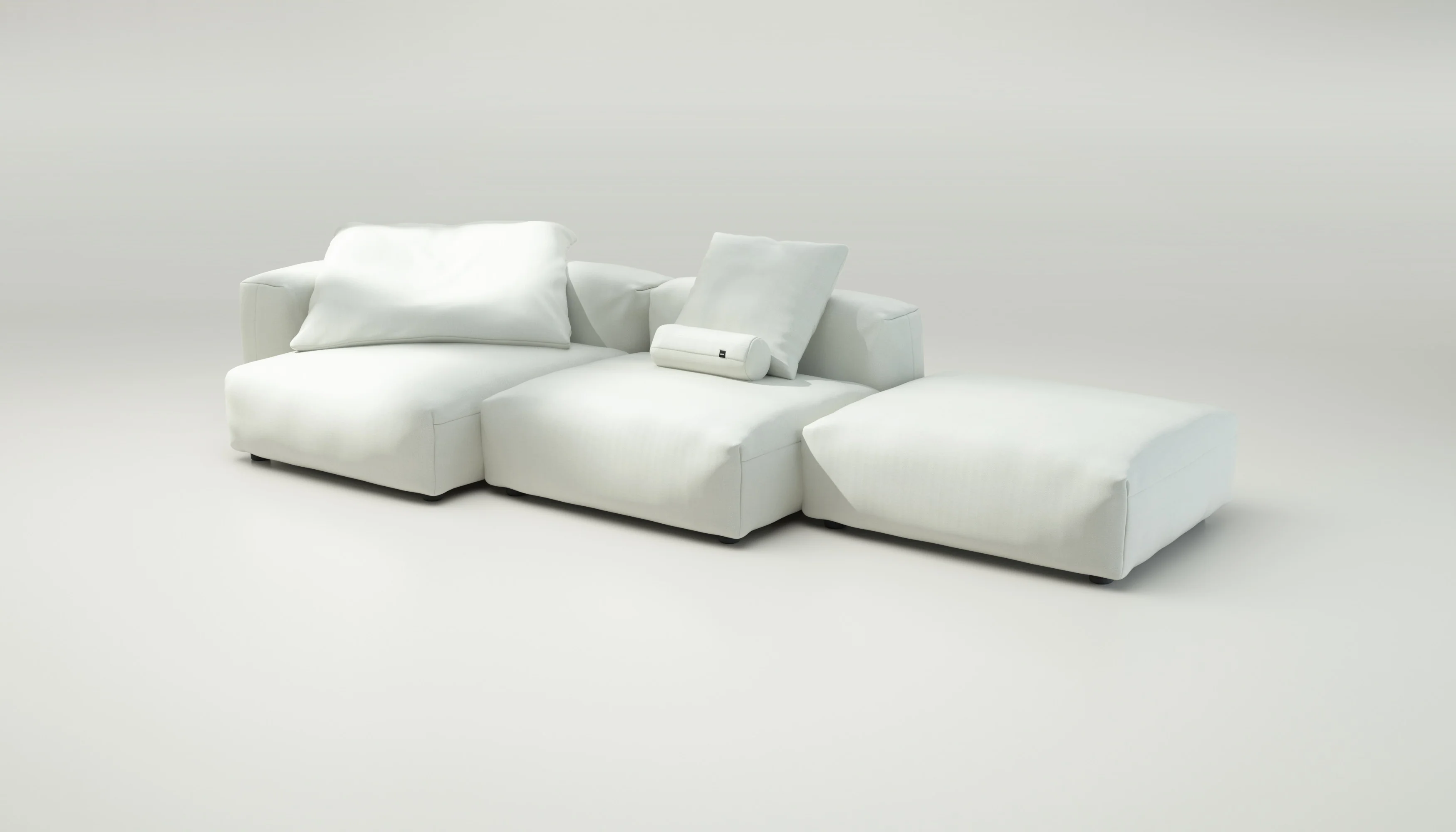 vetsak | Sofa Set 04 - Herringbone - Creme | Modulaire Sofa | 5 Zits | Big Sofa - Image 4