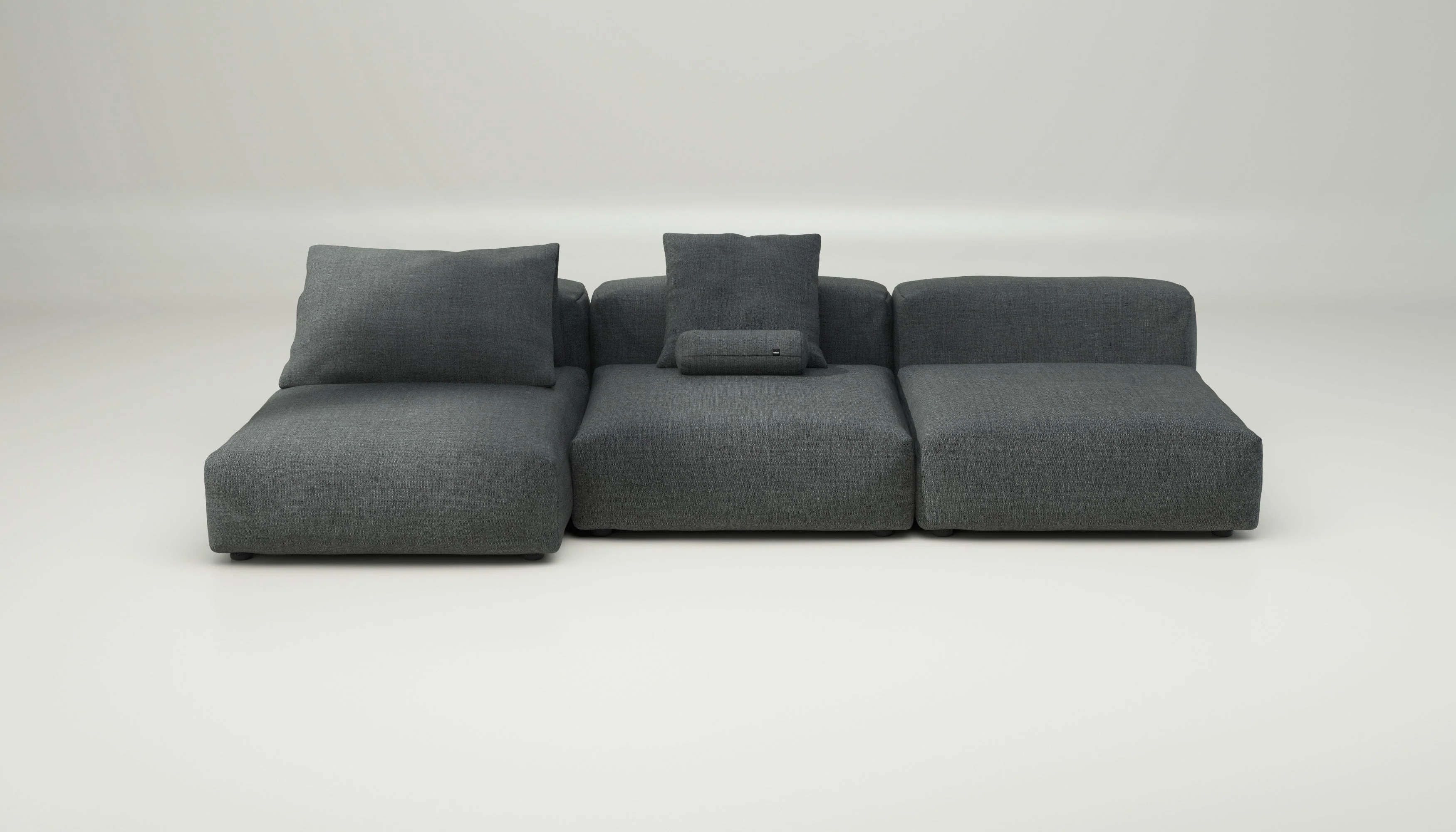 vetsak | Sofa Set 04 - Pique - Dark Grey | Modular Sofa | 5 Seater | Big Sofa