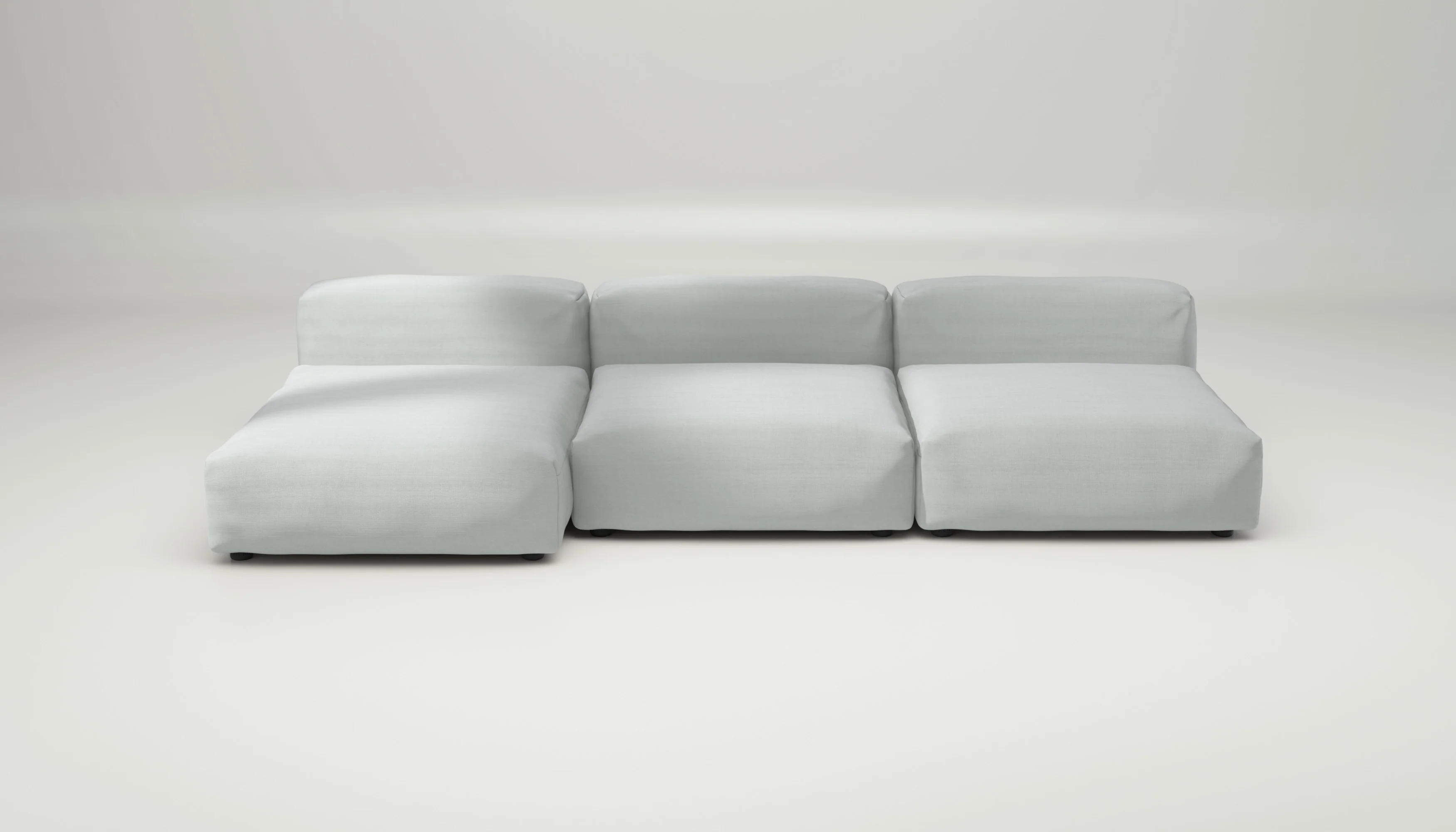 vetsak | Sofa Set 04 - Pique - Light Grey | Modular Sofa | 5 Seater | Big Sofa - Image 2
