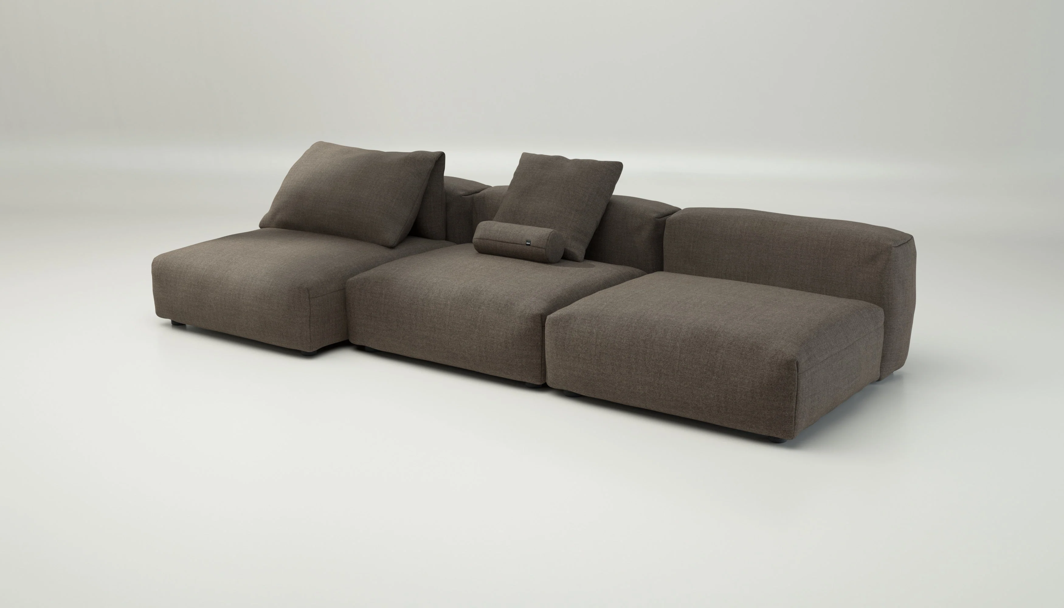 vetsak | Sofa Set 04 - Pique - Taupe | Modular Sofa | 5 Seater | Big Sofa - Image 3