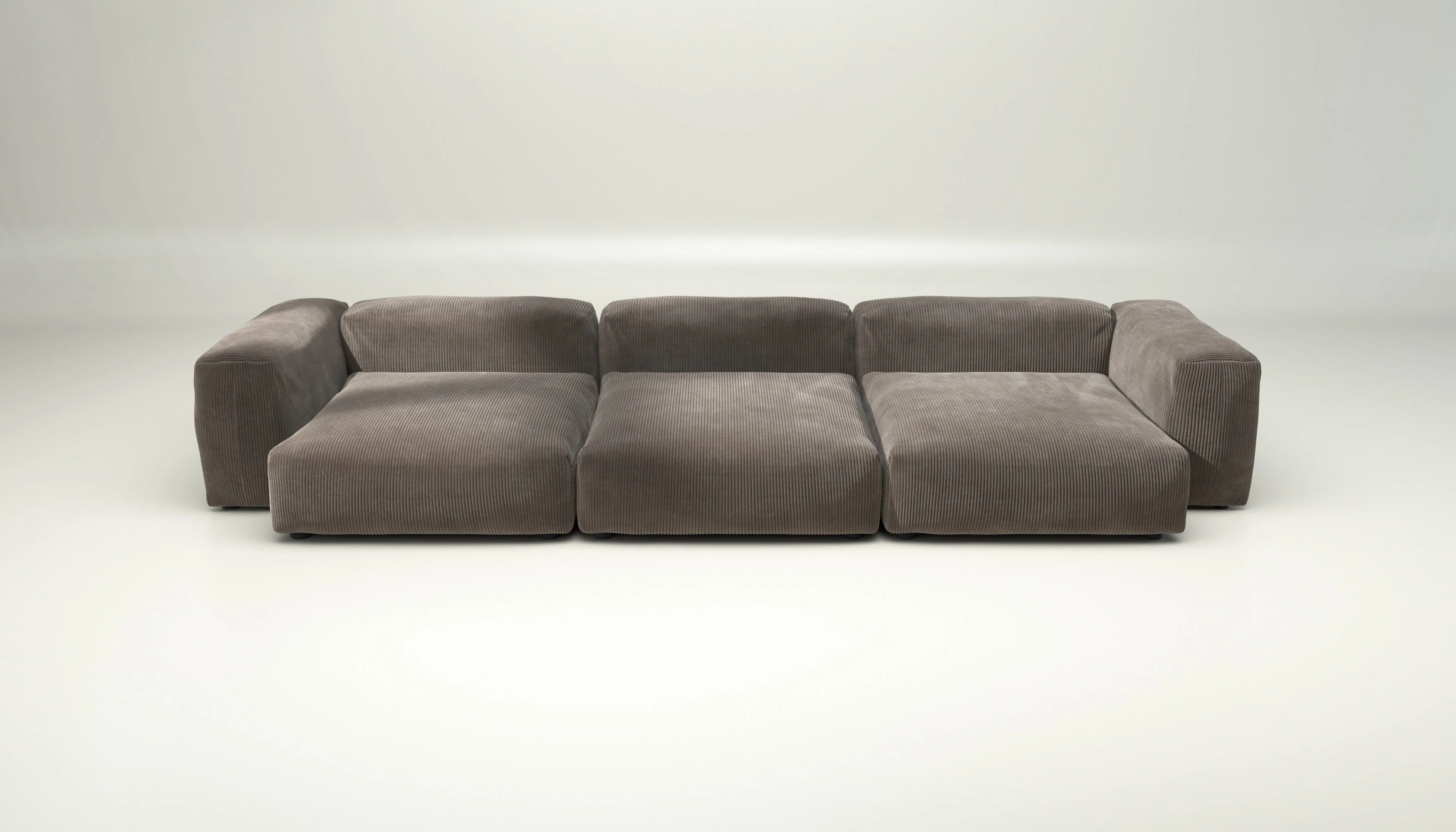 vetsak | Sofa Set 05 - Cord Velour - Mocha | Modulaire Sofa | 5 Zits | Big Sofa | Hoeksofa - Image 2