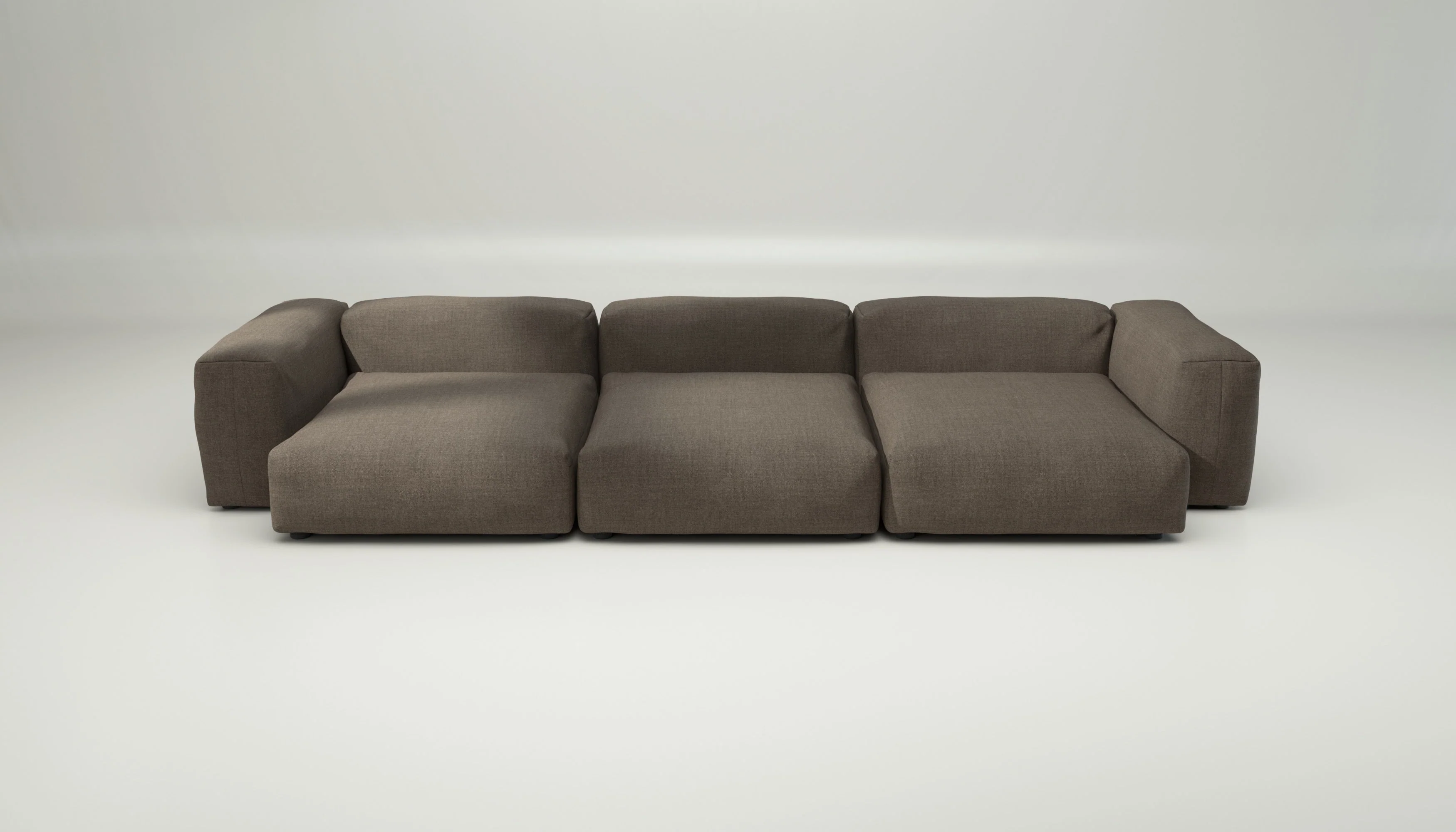 vetsak | Sofa Set 05 - Pique - Taupe | Modular Sofa | 5 Seater | Big Sofa | Corner Sofa - Image 2
