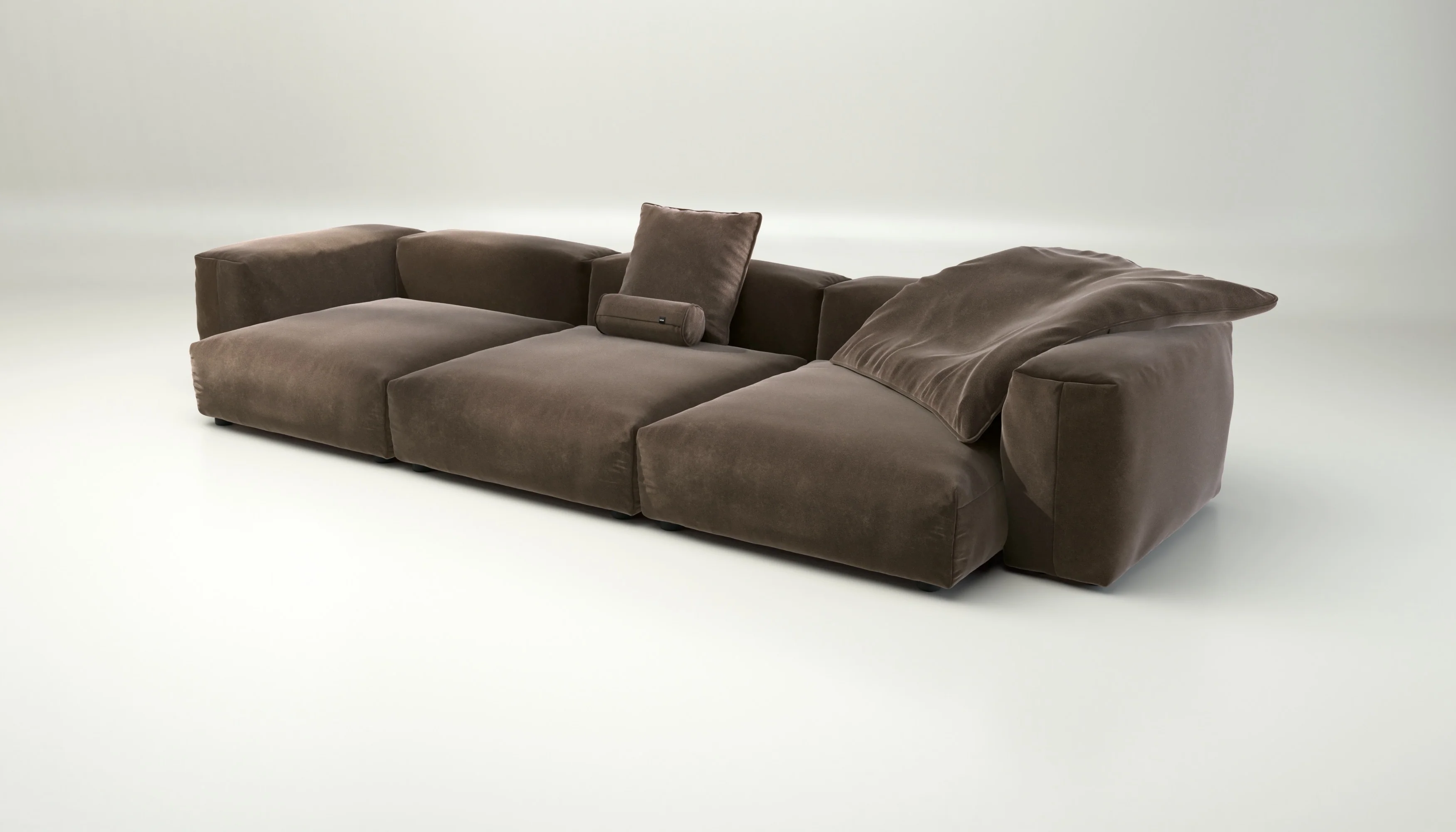 vetsak | Sofa Set 05 - Suave - Espresso | Modulaire Sofa | 5 Zits | Big Sofa | Hoeksofa - Image 3