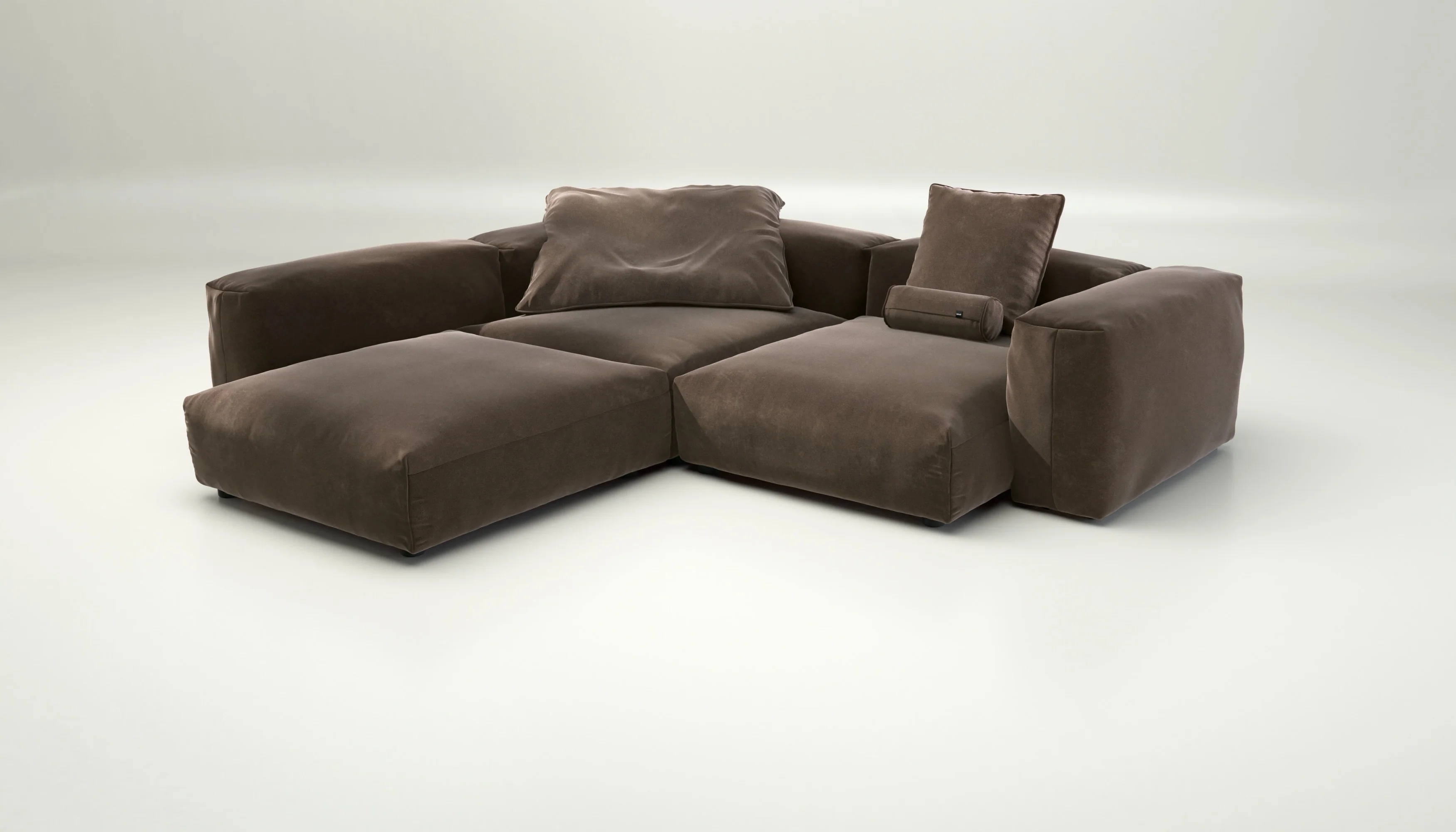 vetsak | Sofa Set 05 - Suave - Espresso | Modulaire Sofa | 5 Zits | Big Sofa | Hoeksofa - Image 4
