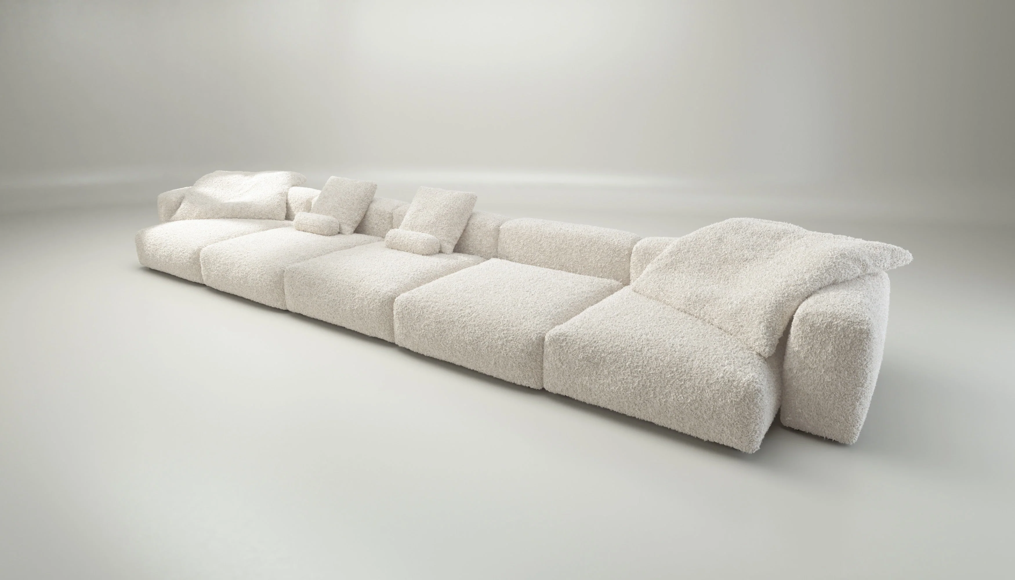 vetsak | Sofa Set 06 - Doodle - Creme | Modulaire Sofa | 6.5 Zits | Big Sofa | U Sofa | Hoeksofa - Image 4