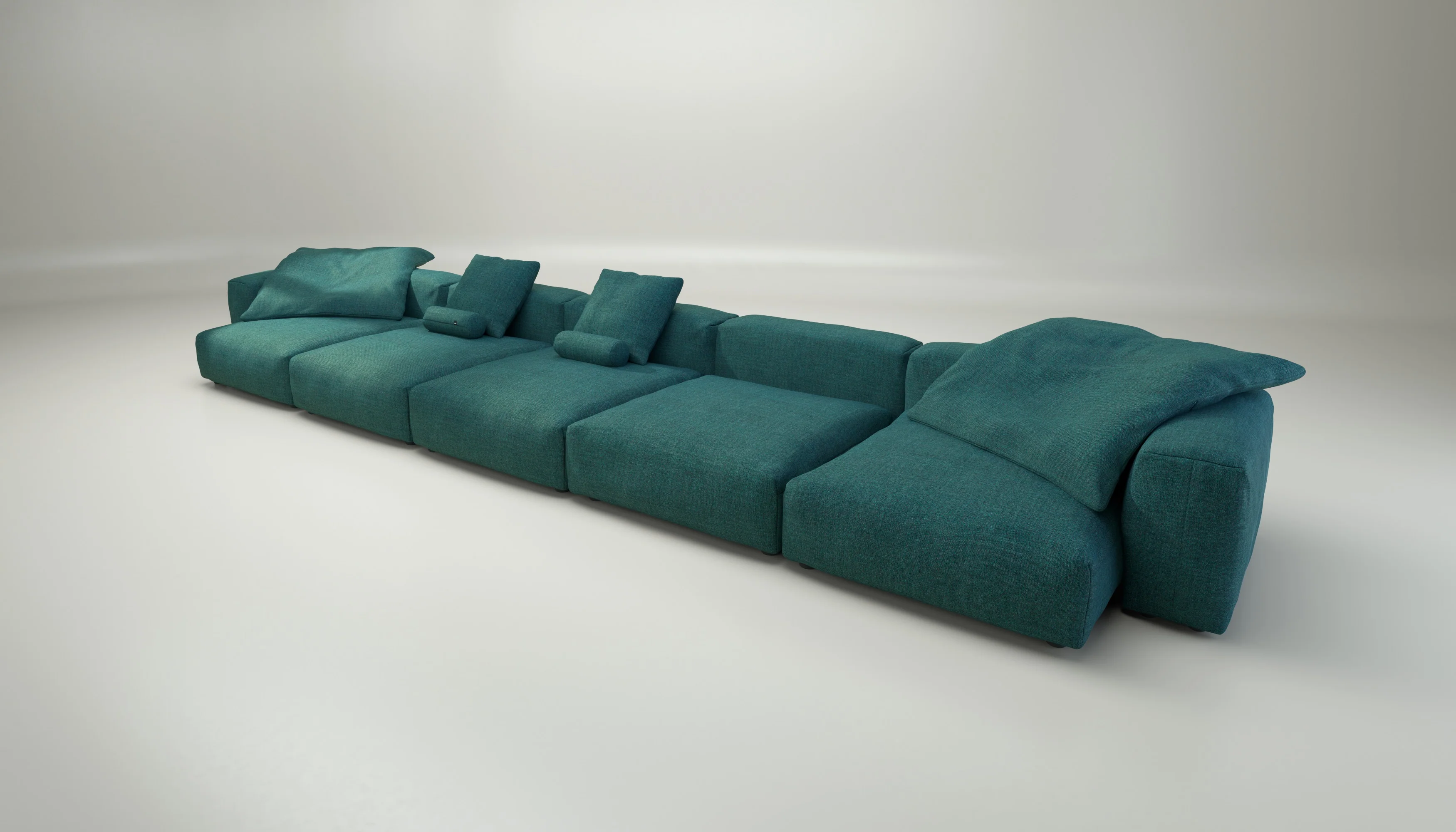 vetsak | Sofa Set 06 - Pique - Cedar | Modular Sofa | 6.5 Seater | Big Sofa | U-Shape | Corner Sofa - Image 4