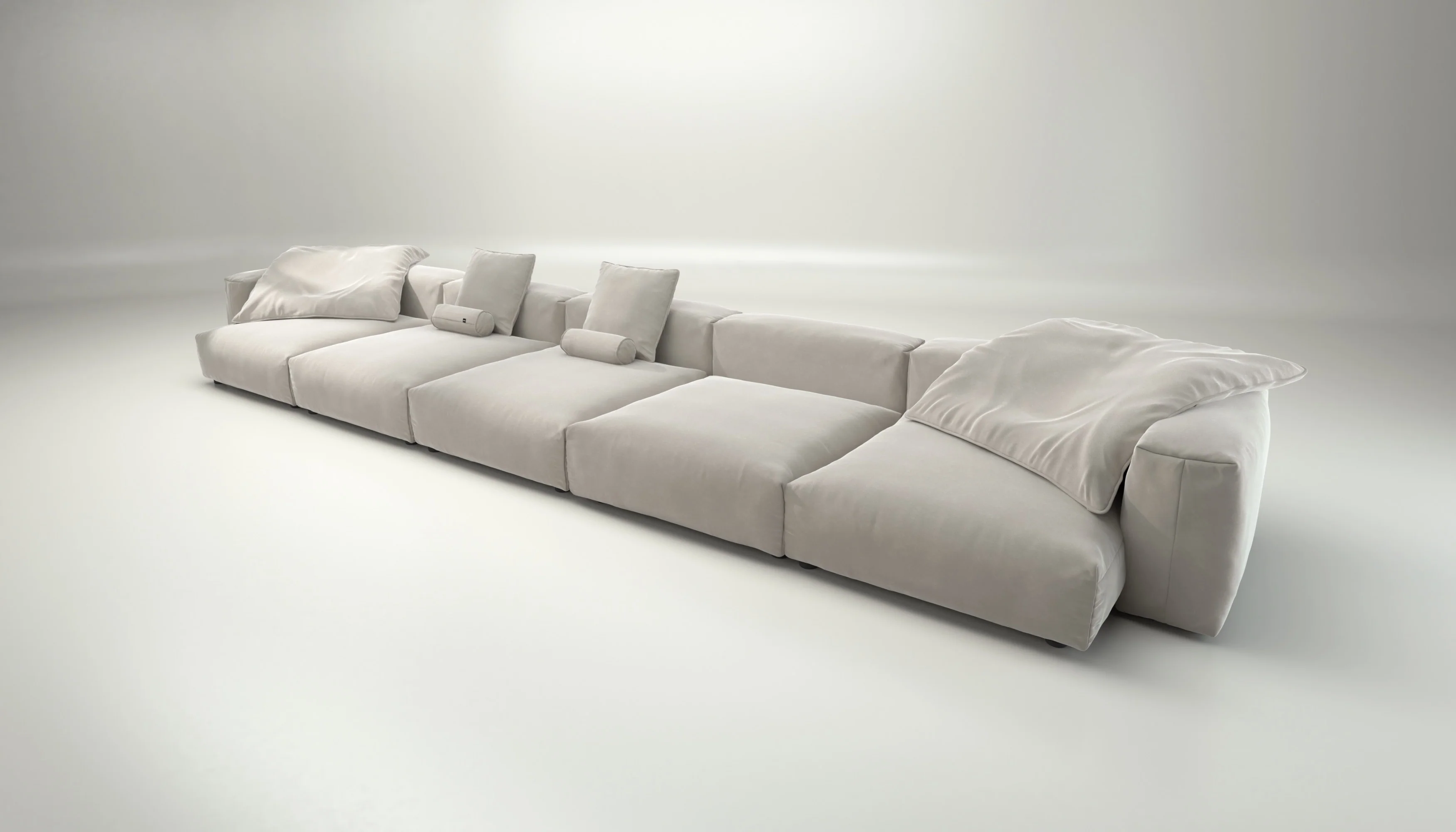 vetsak | Sofa Set 06 - Suave - Clay | Modulaire Sofa | 6.5 Zits | Big Sofa | U Sofa | Hoeksofa - Image 4