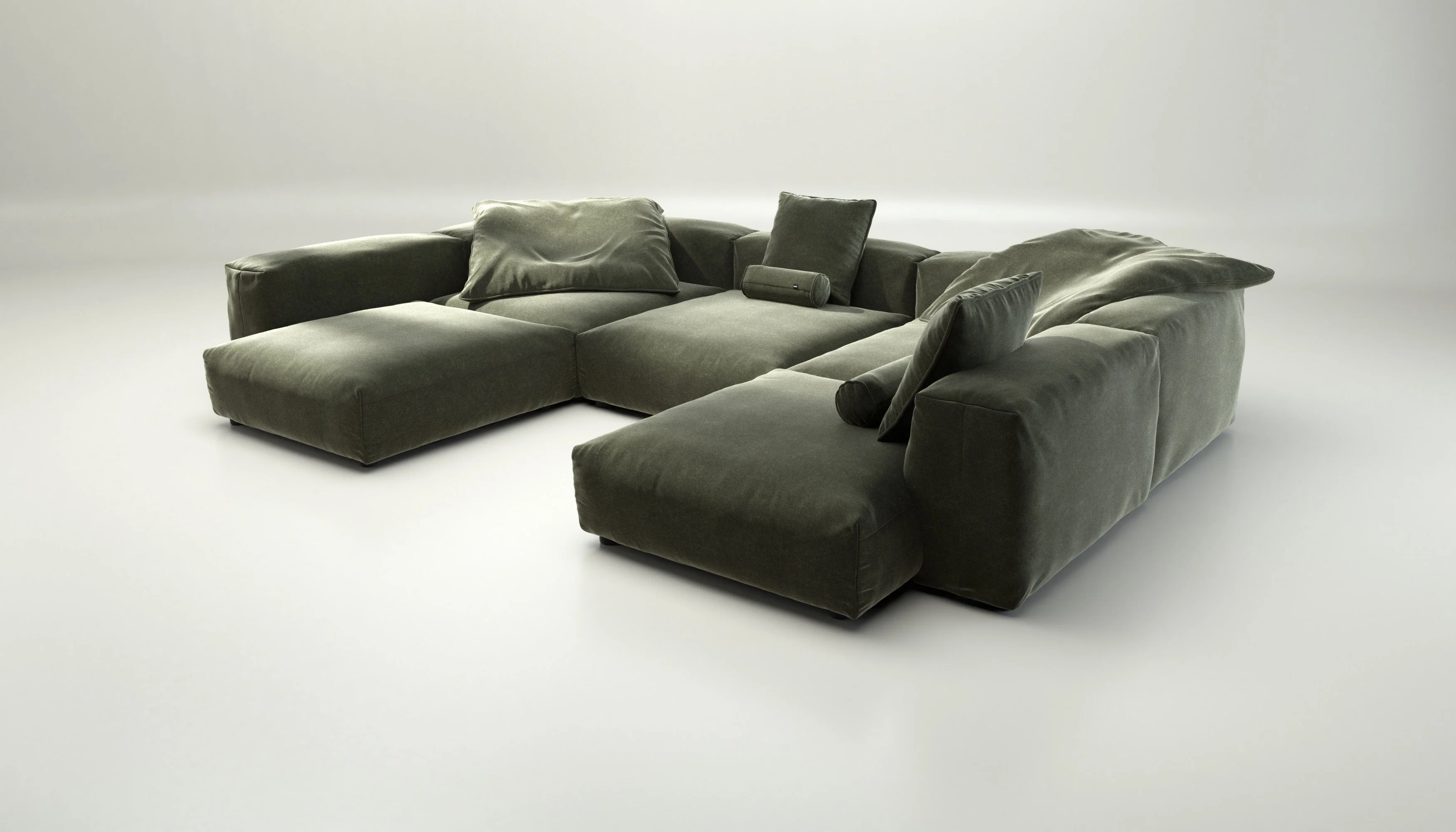 vetsak | Sofa Set 06 - Suave - Pine | Modulaire Sofa | 6.5 Zits | Big Sofa | U Sofa | Hoeksofa - Image 3