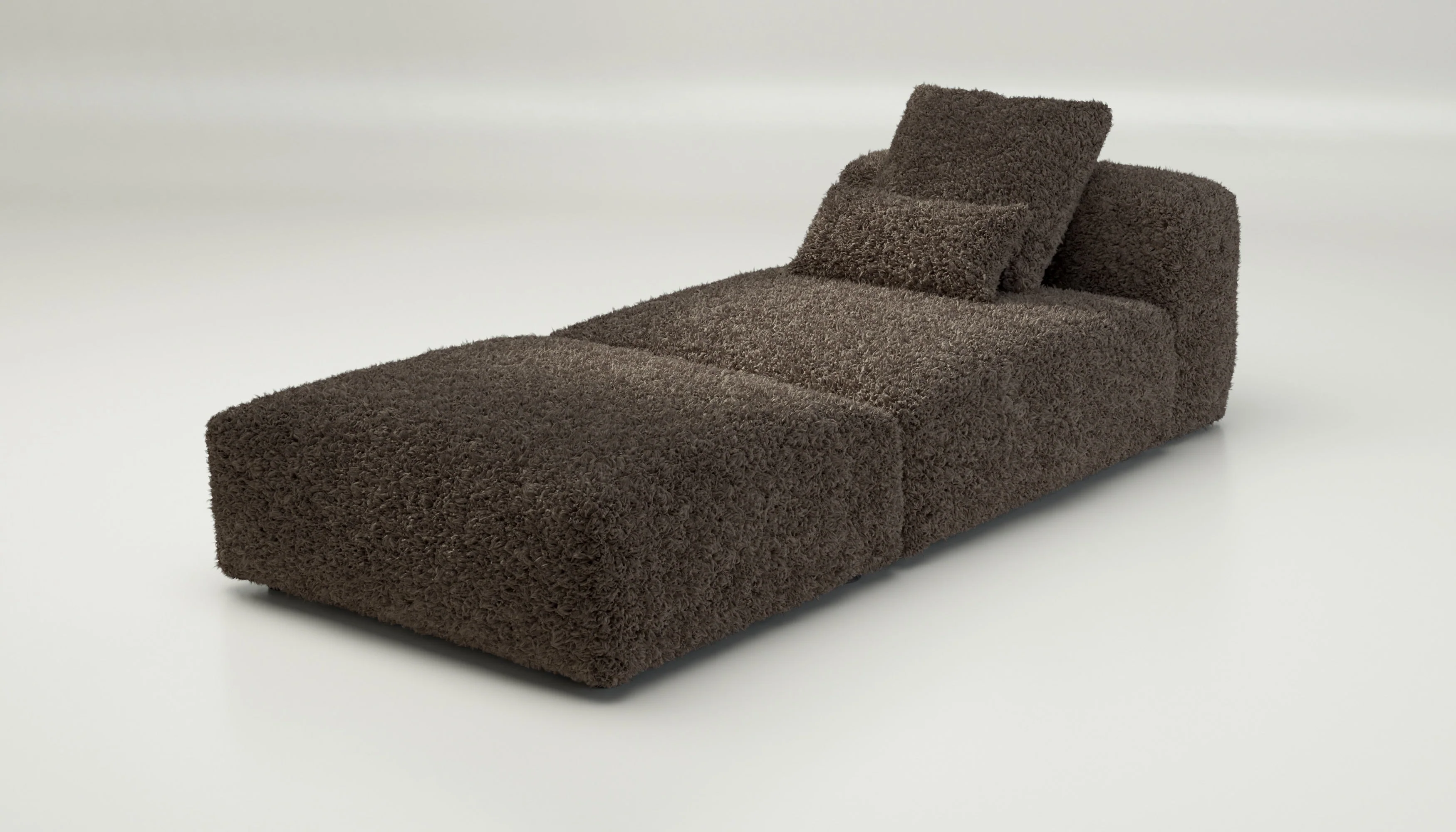 vetsak | Sofa Set 07 - Sun Lounger - Doodle - Cacao | Modulaire Sofa | 2 Zits | Daybed | Chaiselounge - Image 3