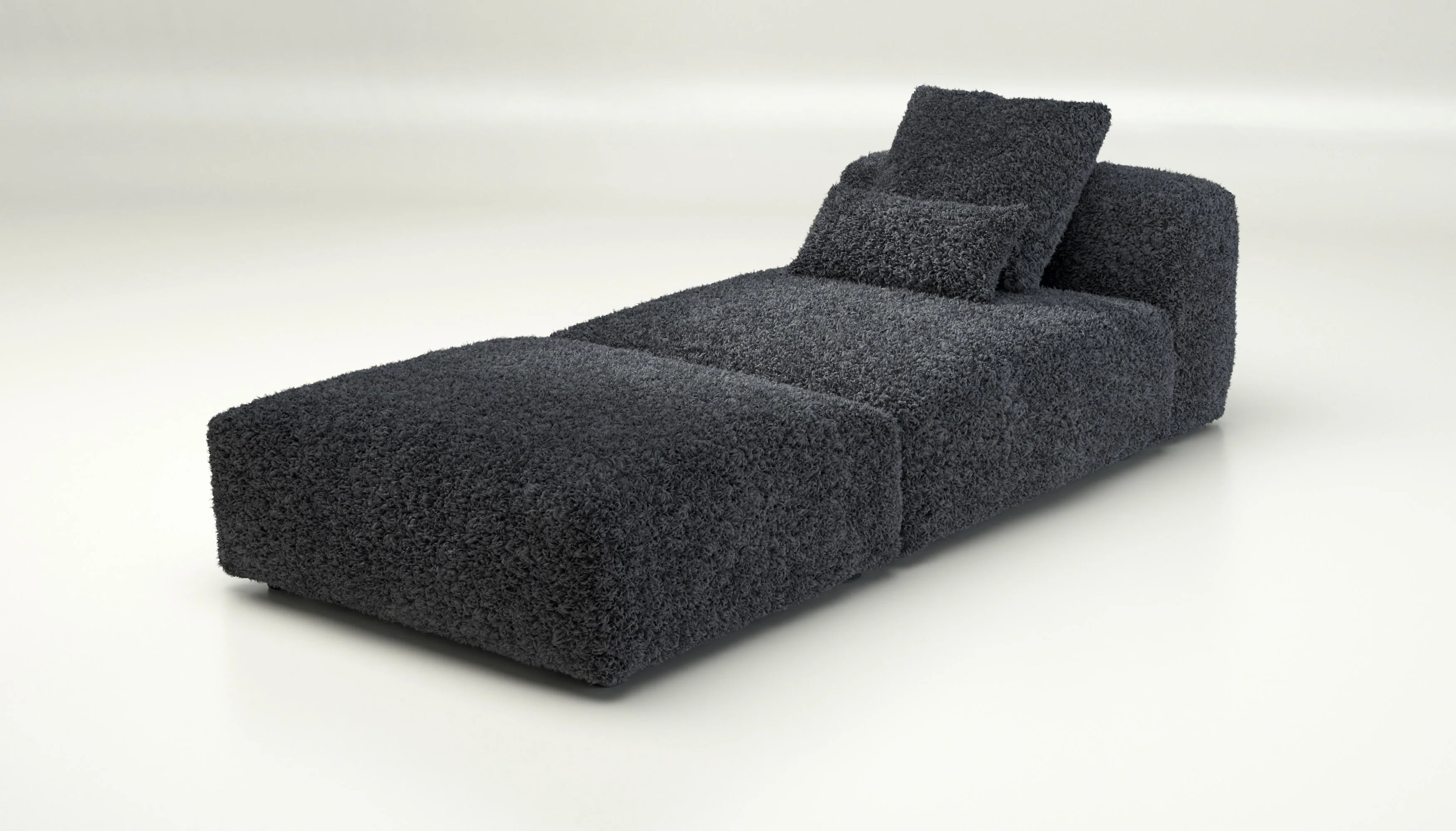 vetsak | Sofa Set 07 - Sun Lounger - Doodle - Dark Grey | Modulaire Sofa | 2 Zits | Daybed | Chaiselounge - Image 3
