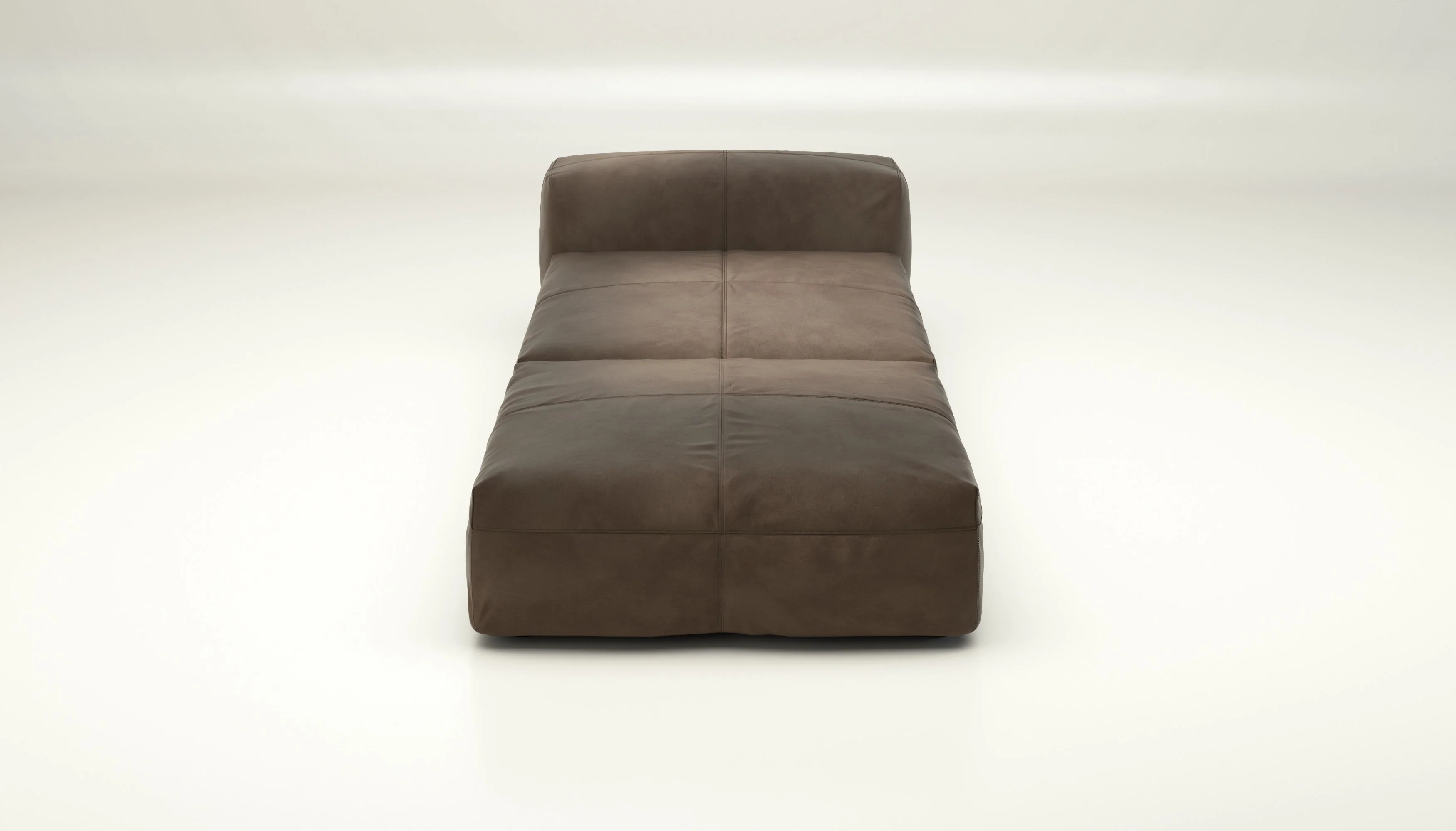 vetsak | Sofa Set 07 - Sun Lounger - Leather - Cacao | Modulaire Sofa | 2 Zits | Daybed | Chaiselounge - Image 2