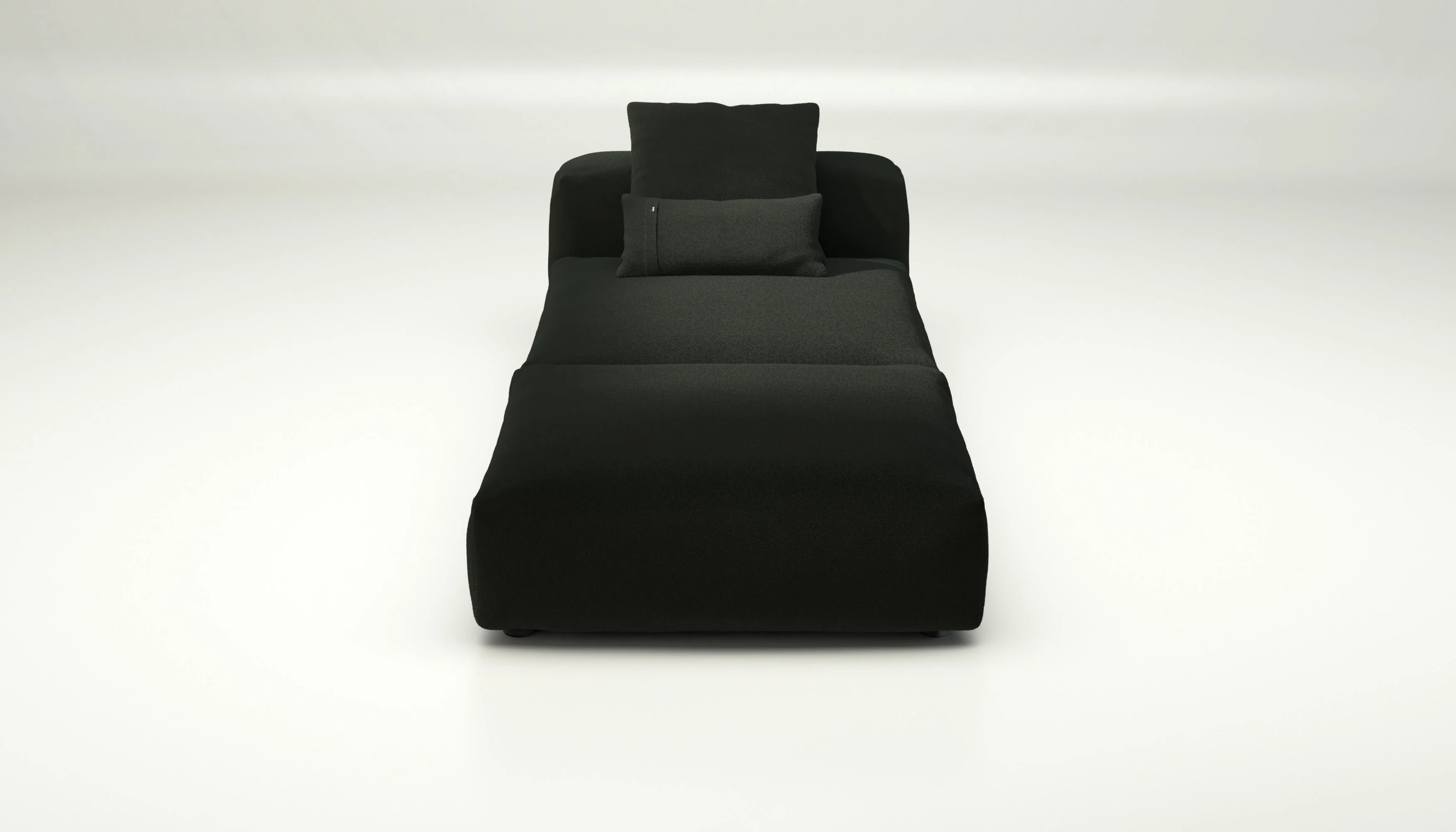 vetsak | Sofa Set 07 - Sun Lounger - Loop Loop - Mousse | Modulaire Sofa | 2 Zits | Daybed | Chaiselounge