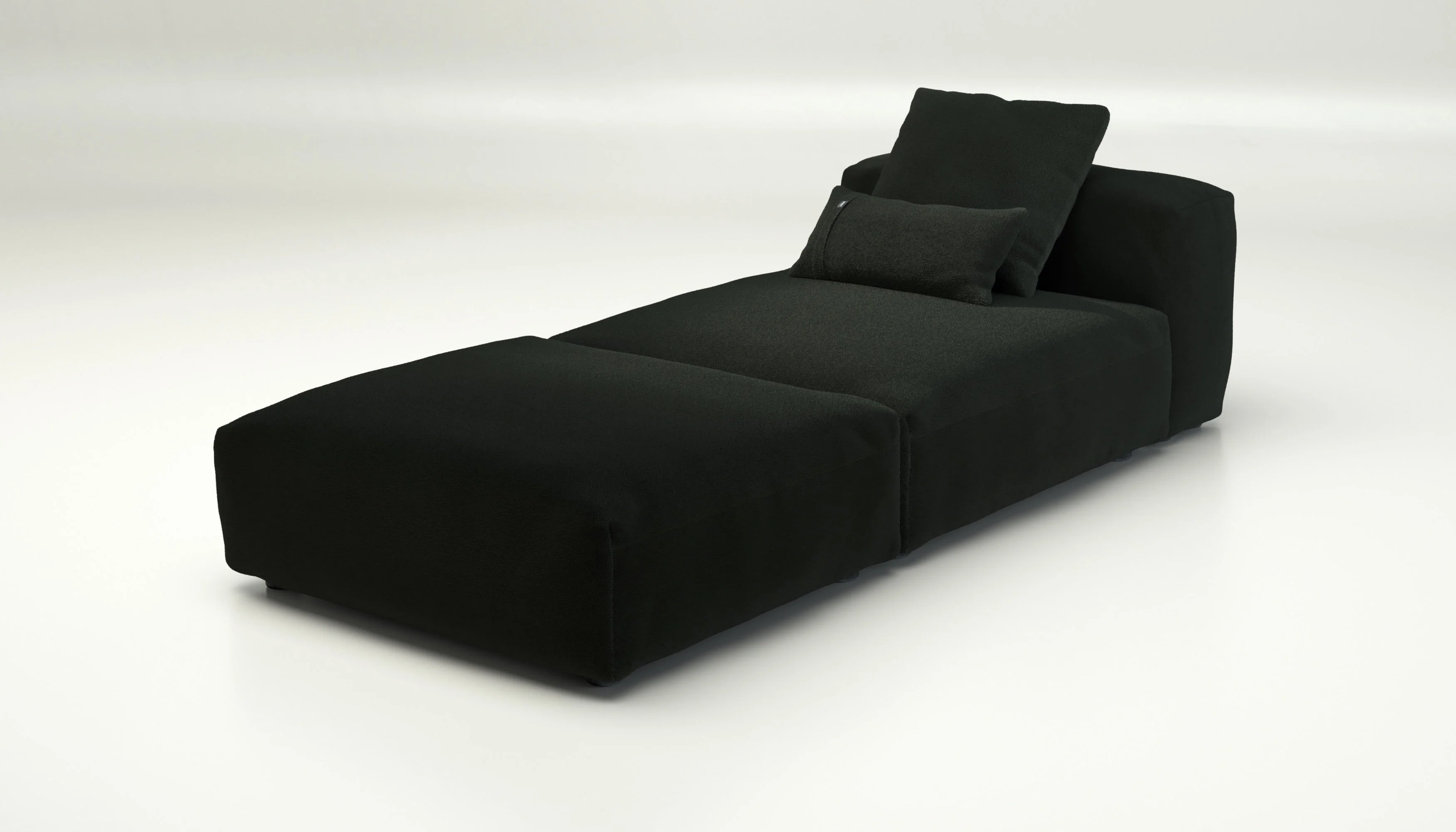 vetsak | Sofa Set 07 - Sun Lounger - Loop Loop - Mousse | Modulaire Sofa | 2 Zits | Daybed | Chaiselounge - Image 3