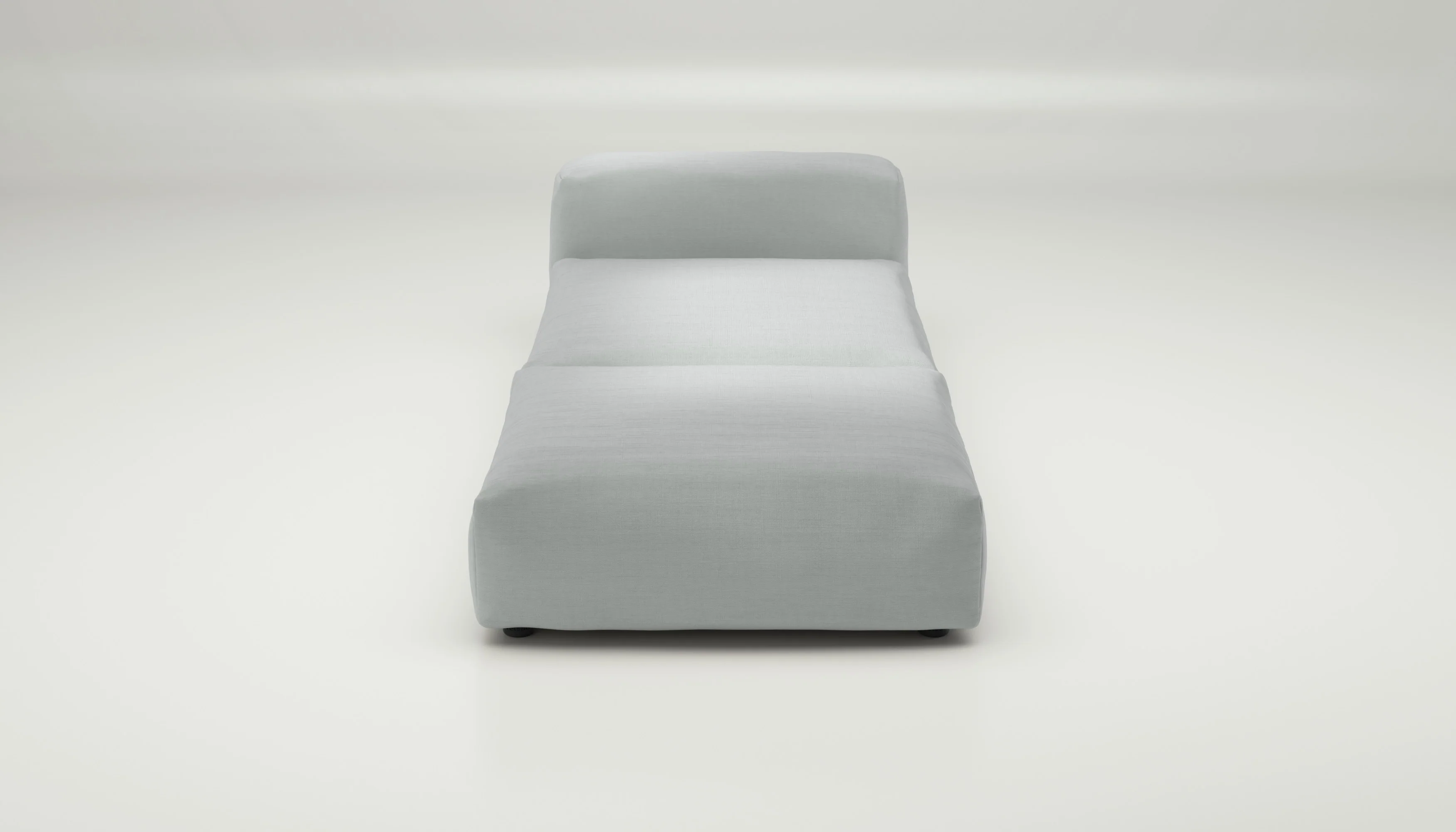 vetsak | Sofa Set 07 - Sun Lounger - Pique - Light Grey | Modular Sofa | 2 Seater | Daybed | Chaiselounge - Image 2