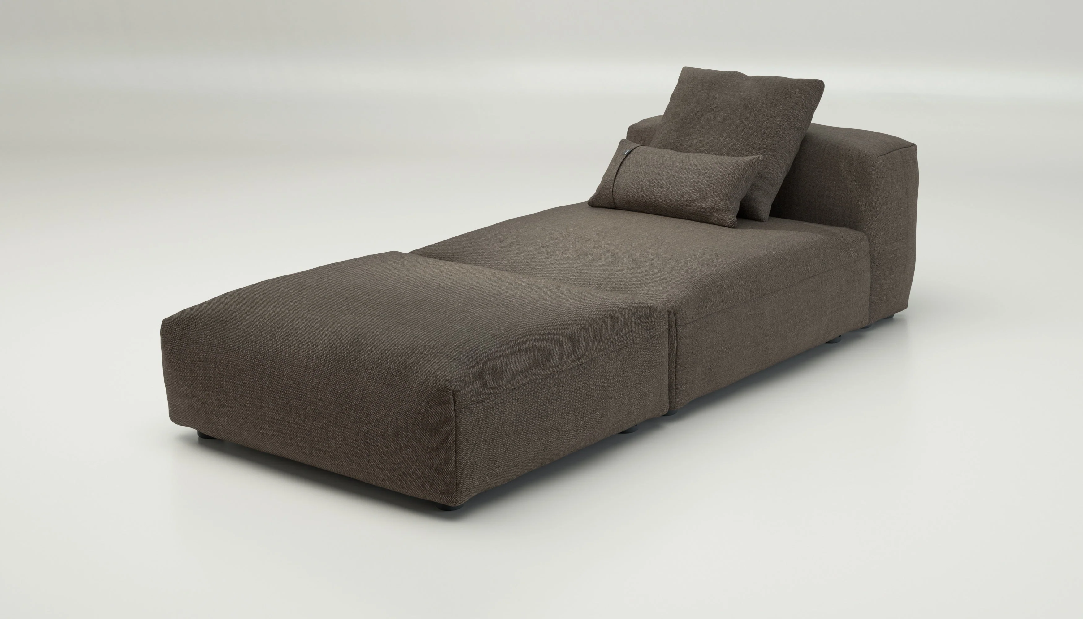 vetsak | Sofa Set 07 - Sun Lounger - Pique - Taupe | Modular Sofa | 2 Seater | Daybed | Chaiselounge - Image 3