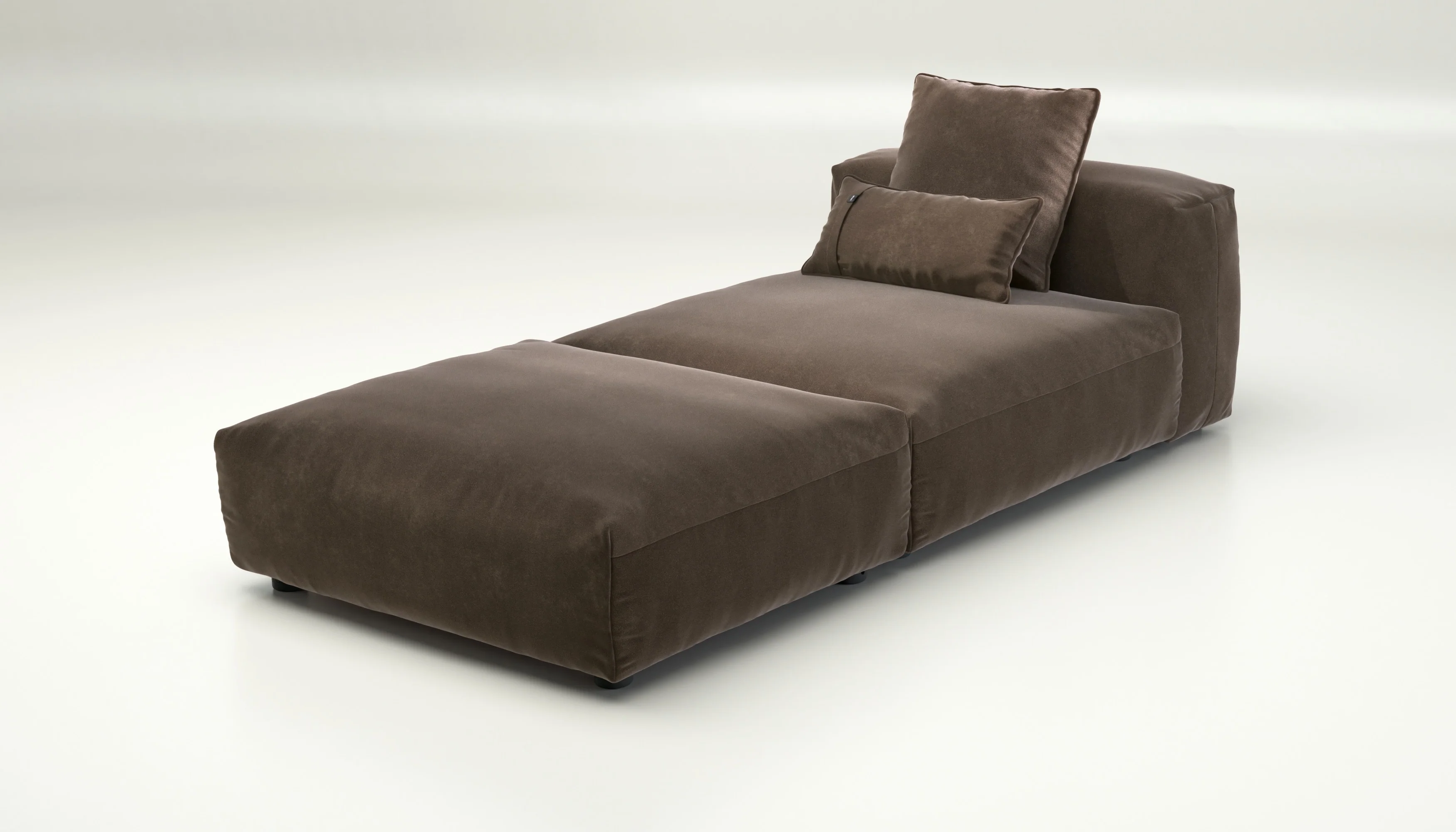 vetsak | Sofa Set 07 - Sun Lounger - Suave - Espresso | Modulaire Sofa | 2 Zits | Daybed | Chaiselounge - Image 3
