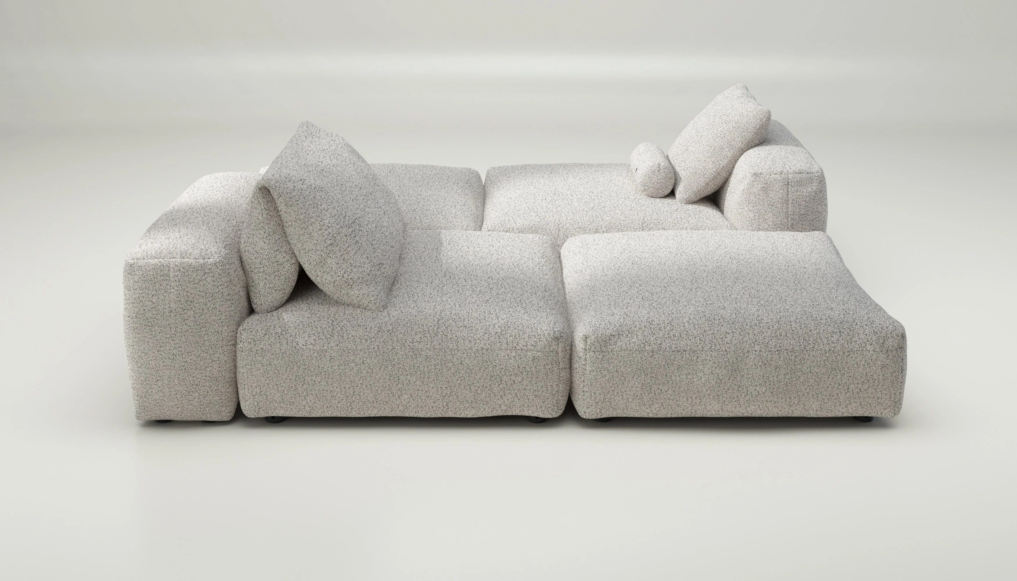 vetsak | Sofa Set 08 - Daybed - Loop Loop - Bounty | Modular Sofa | 6 Seater | Outdoor Island | Double lounger