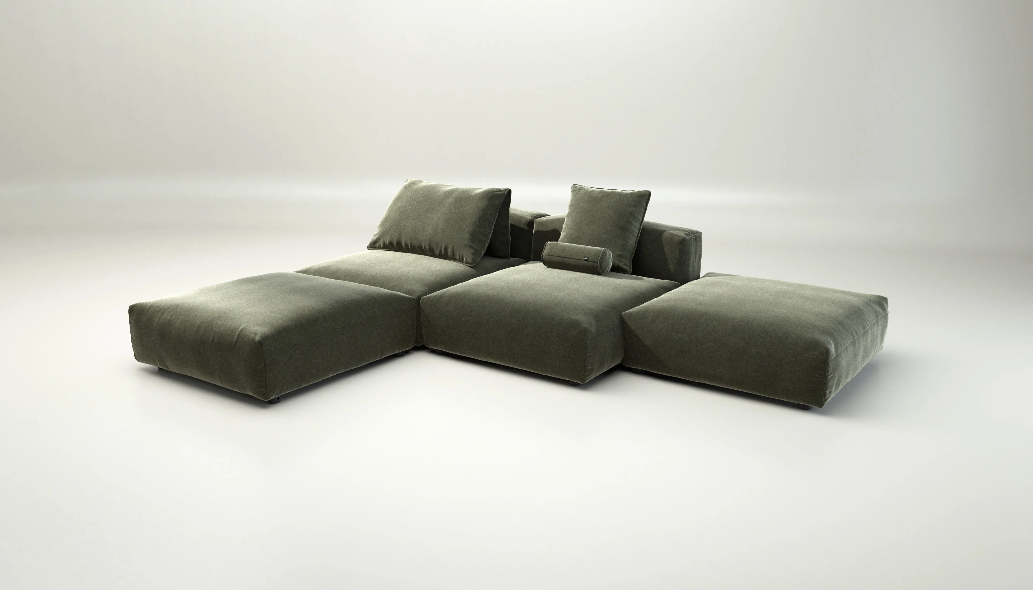 vetsak | Sofa Set 08 - Daybed - Suave - Pine | Modulaire Sofa | 6 Zits | Outdoor Island | Double lounger - Image 4