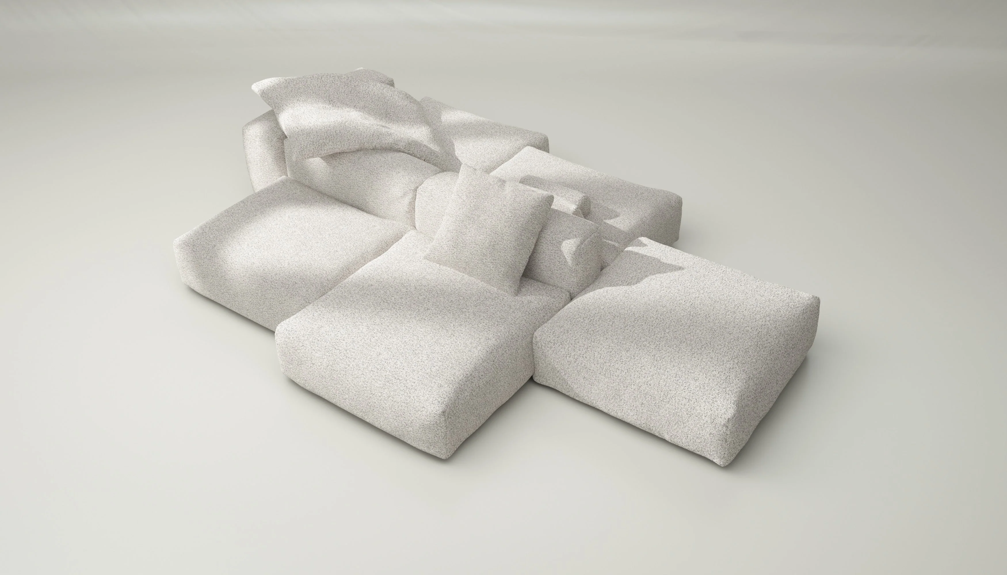 vetsak | Sofa Set 09 - The Island - Loop Loop - Bounty | Modular Sofa | 7 Seater | Sofa Island - Image 3