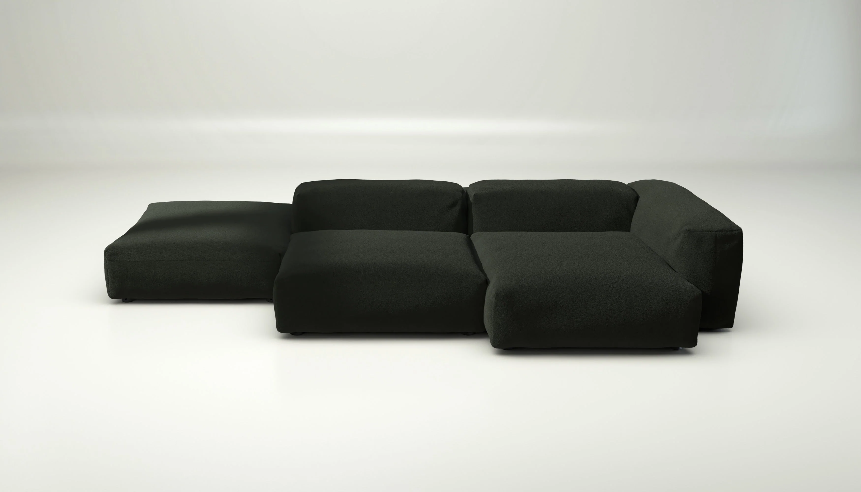 vetsak | Sofa Set 09 - The Island - Loop Loop - Mousse | Modulaire Sofa | 7 Zits | Sofa Island - Image 2