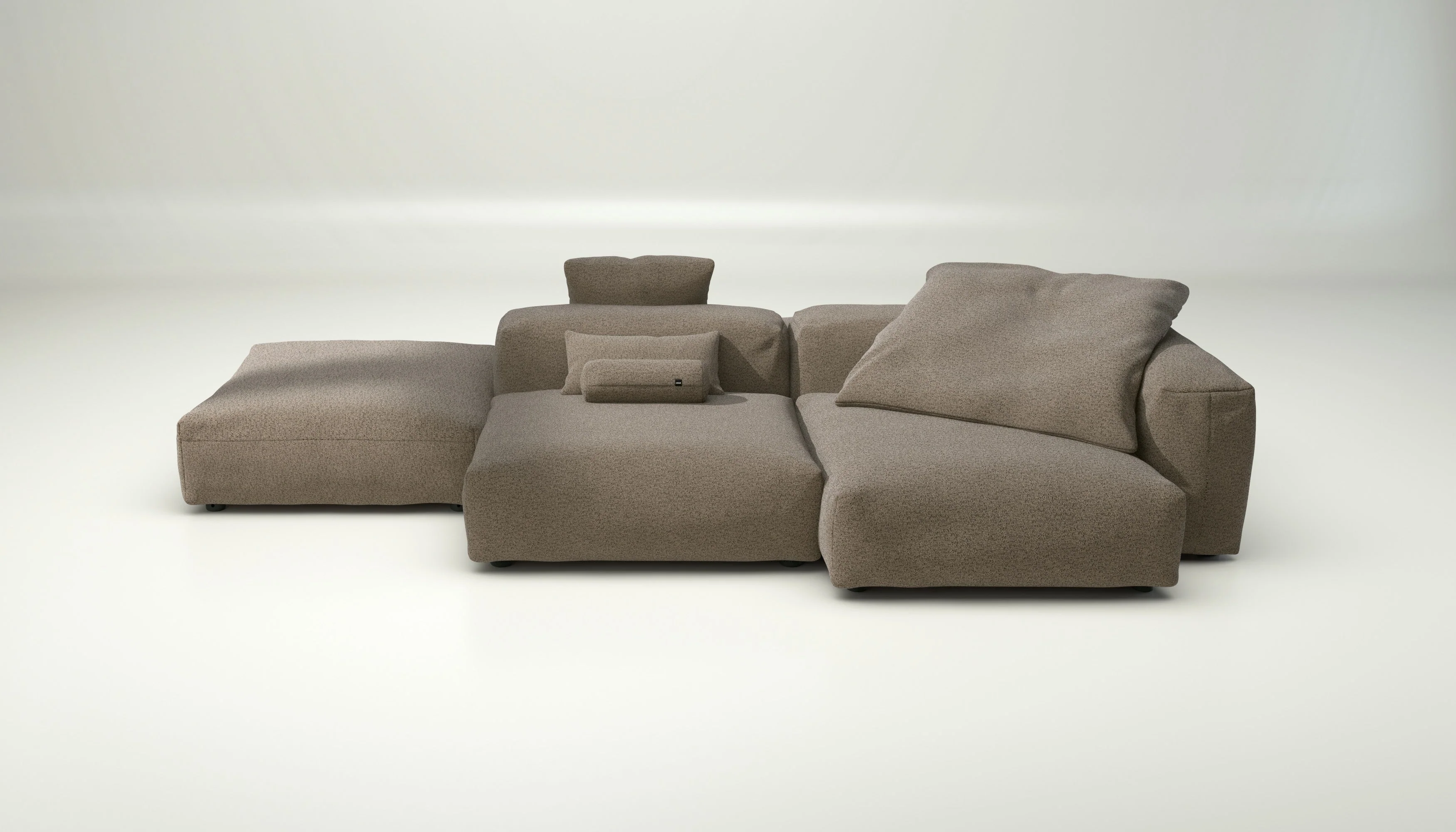 vetsak | Sofa Set 09 - The Island - Loop Loop - Taupe | Modulaire Sofa | 7 Zits | Sofa Island