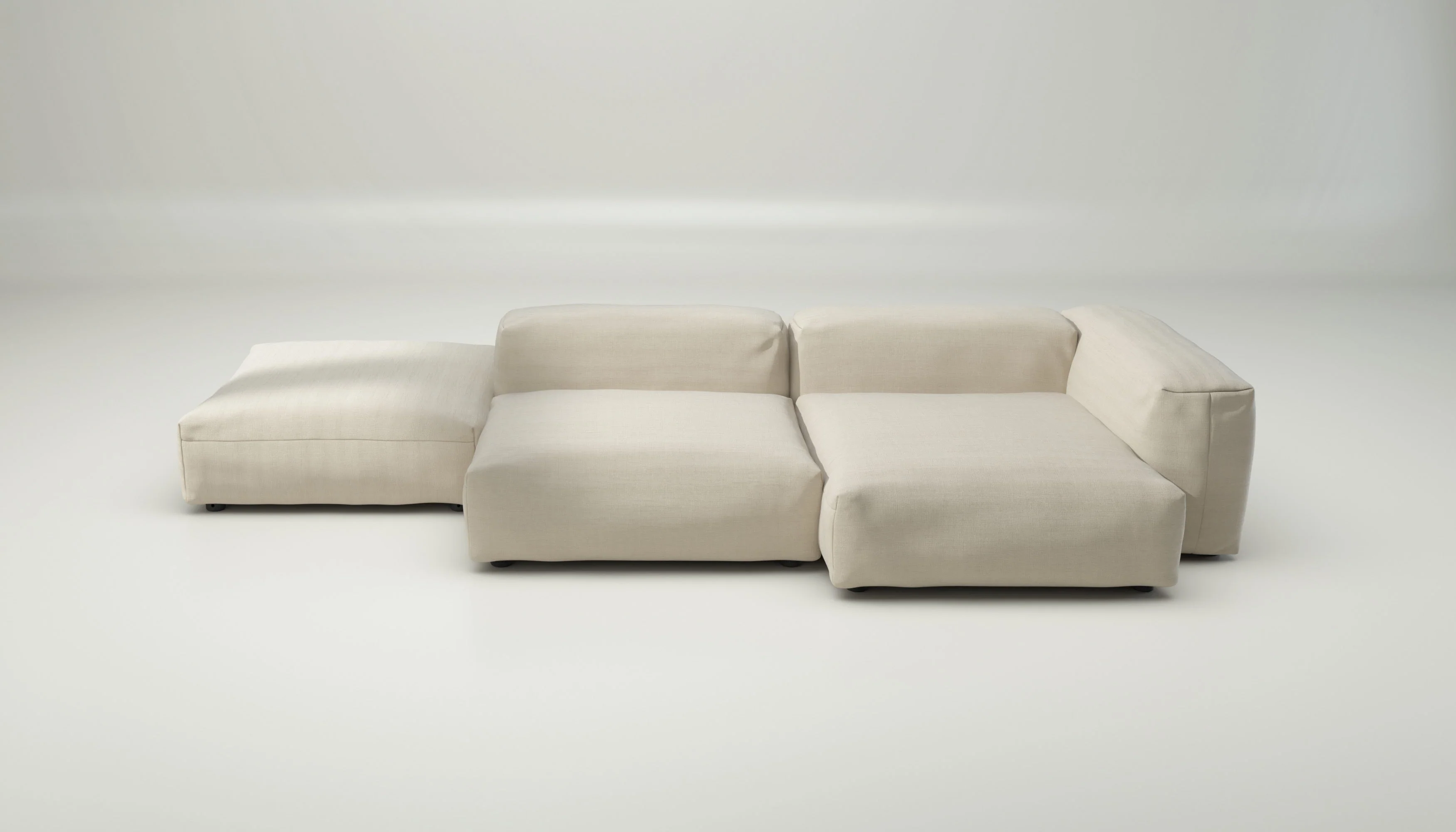 vetsak | Sofa Set 09 - The Island - Pique - Beige | Modular Sofa | 7 Seater | Sofa Island - Image 2