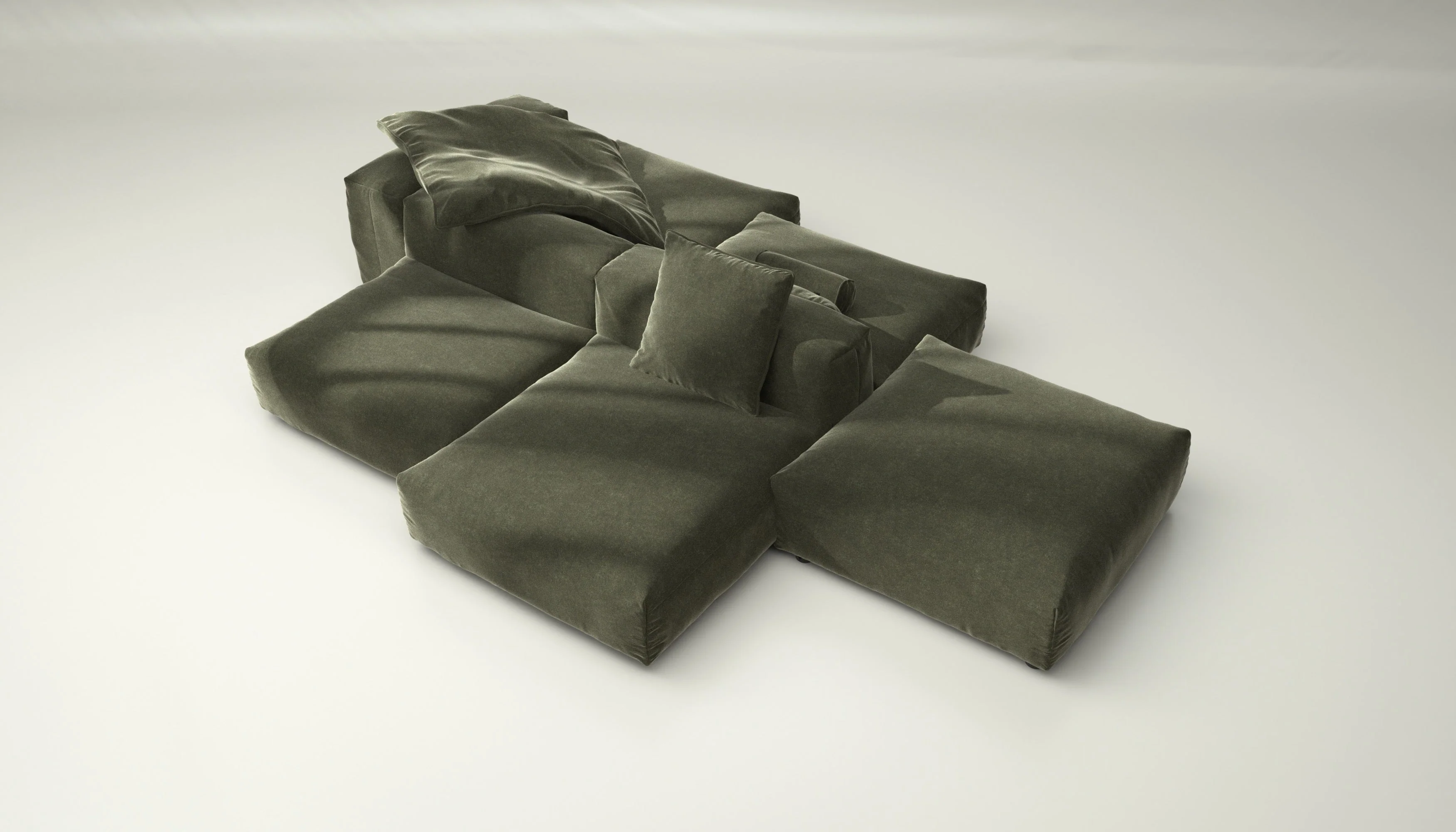 vetsak | Sofa Set 09 - The Island - Suave - Pine | Modulaire Sofa | 7 Zits | Sofa Island - Image 3