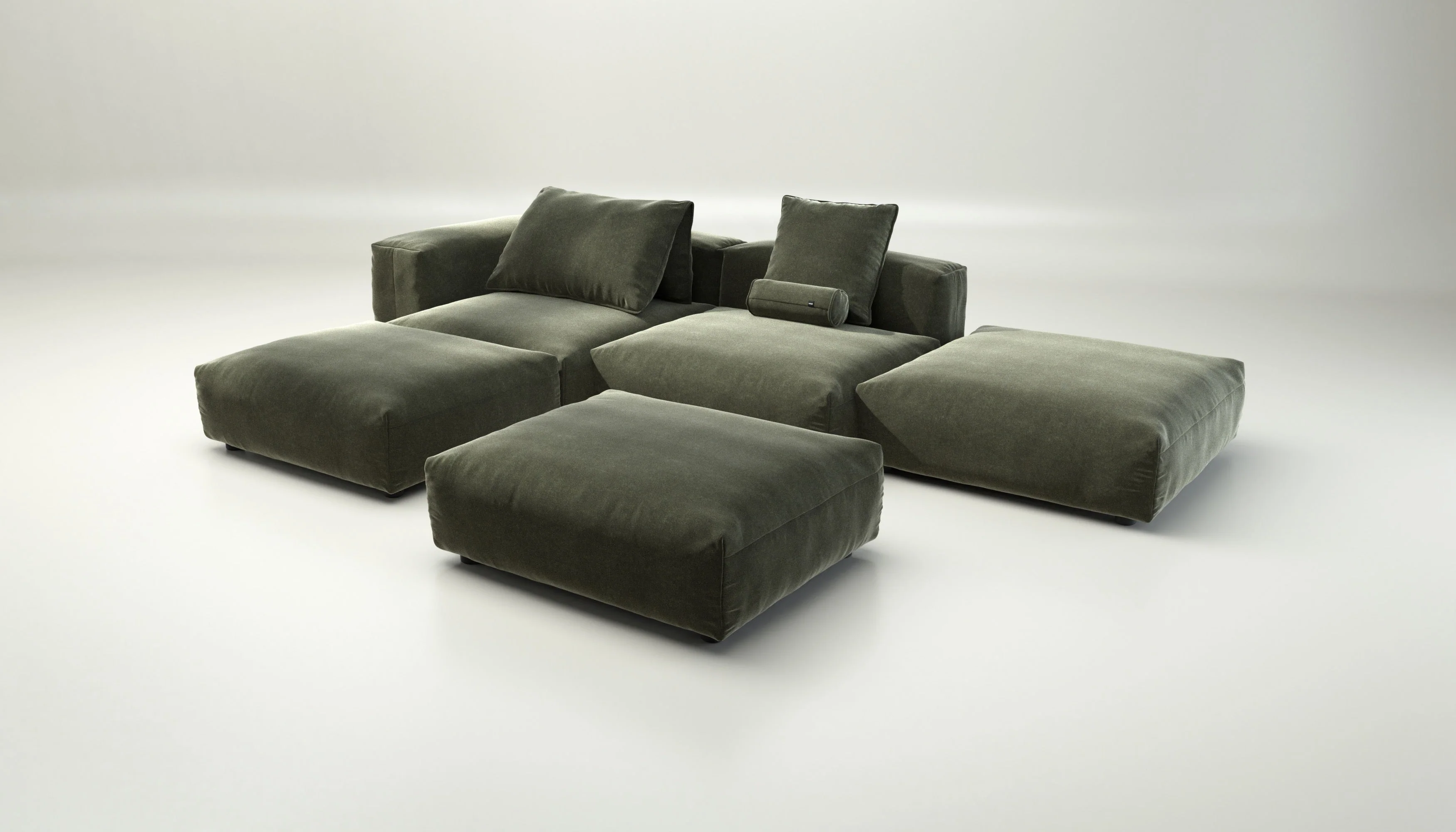 vetsak | Sofa Set 09 - The Island - Suave - Pine | Modulaire Sofa | 7 Zits | Sofa Island - Image 4