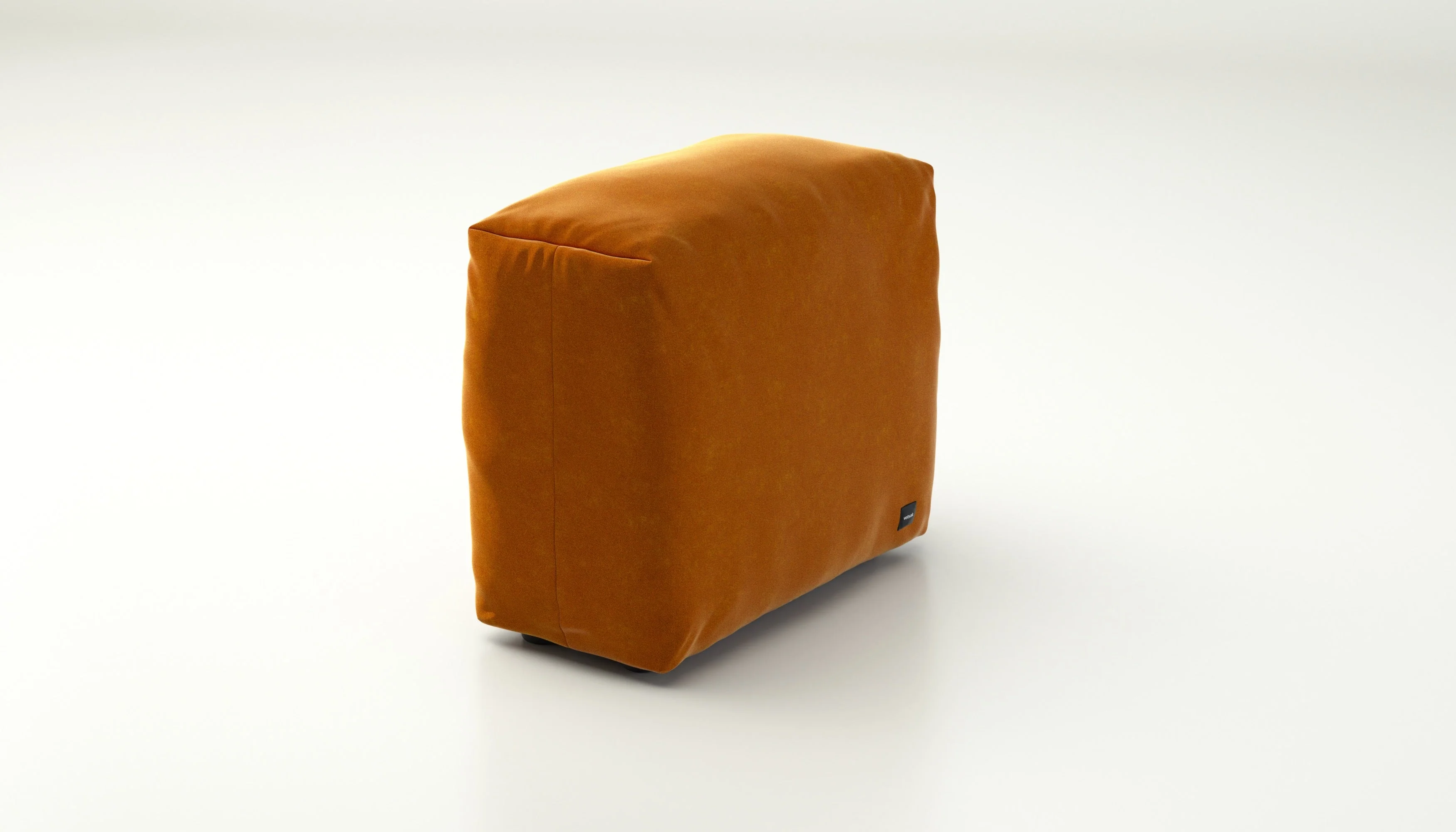 vetsak | Sofa Side Small - Suave - Orange Blaze