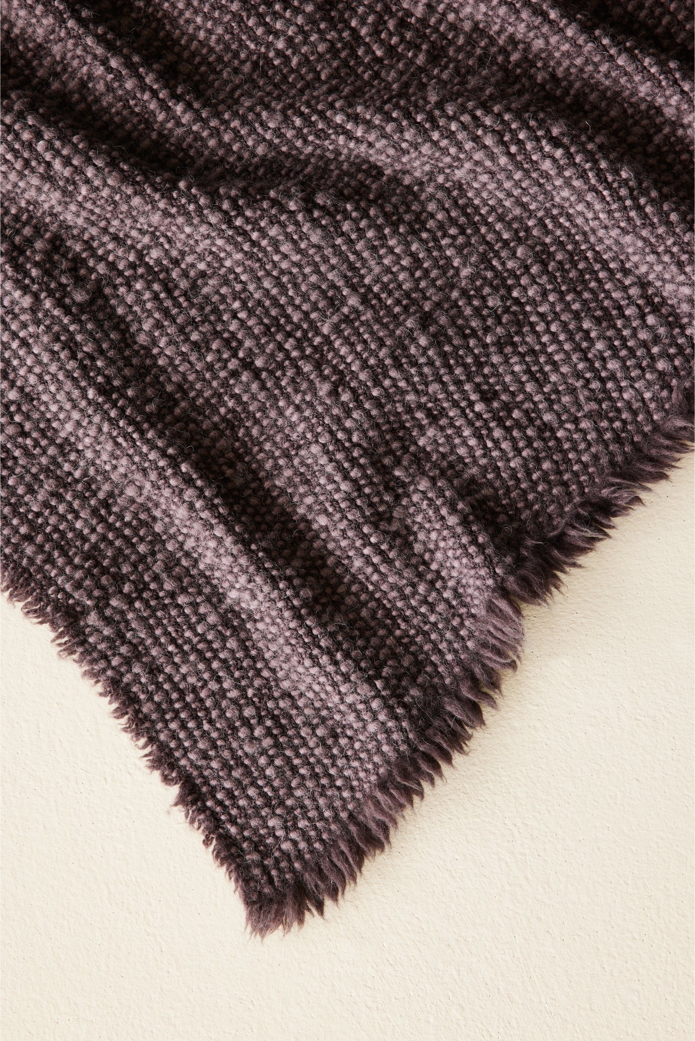 Blanket - Wooly - Plum - 180cm x 130cm - Image 5