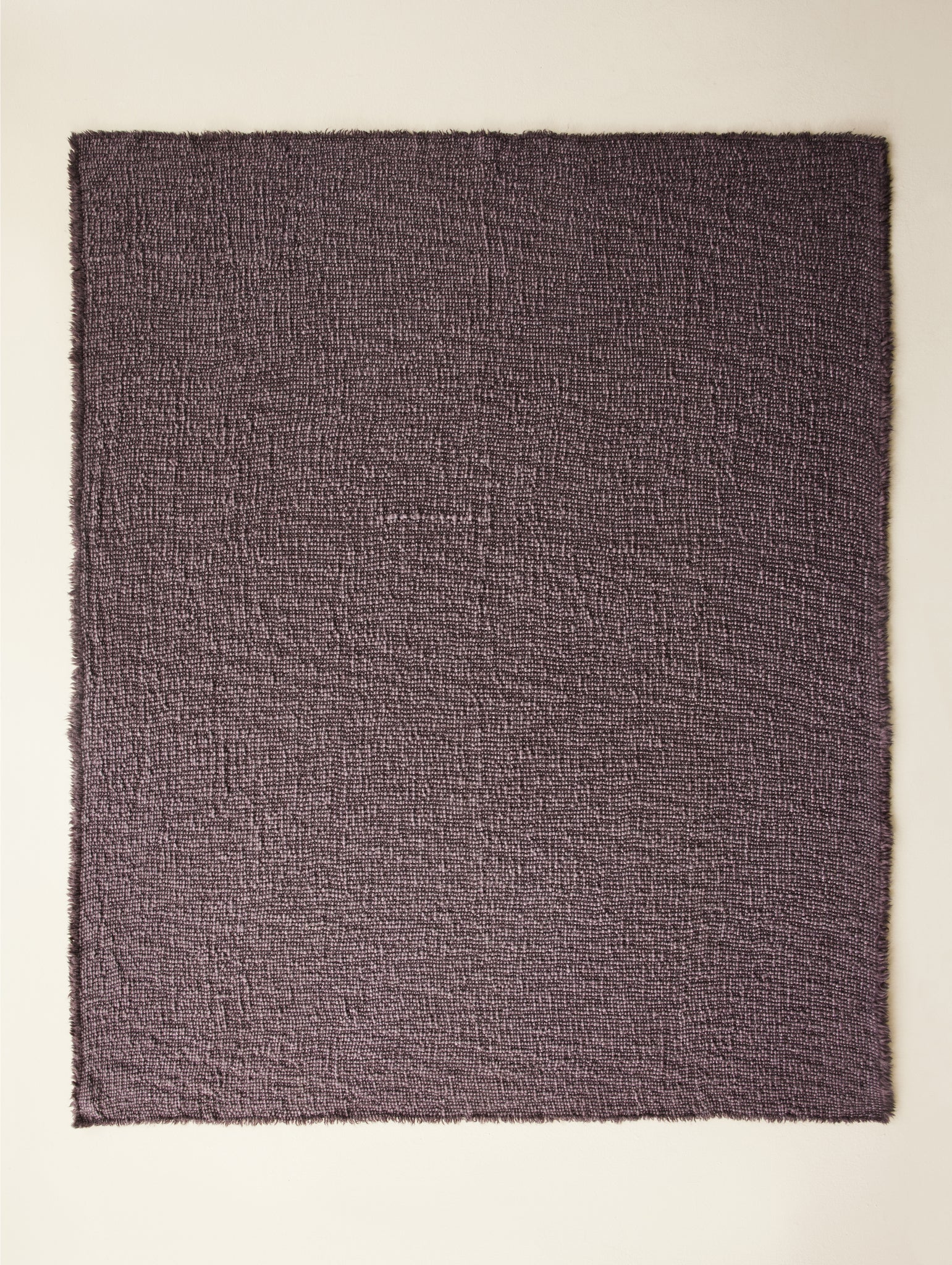 Blanket - Wooly - Plum - 180cm x 130cm - Image 6